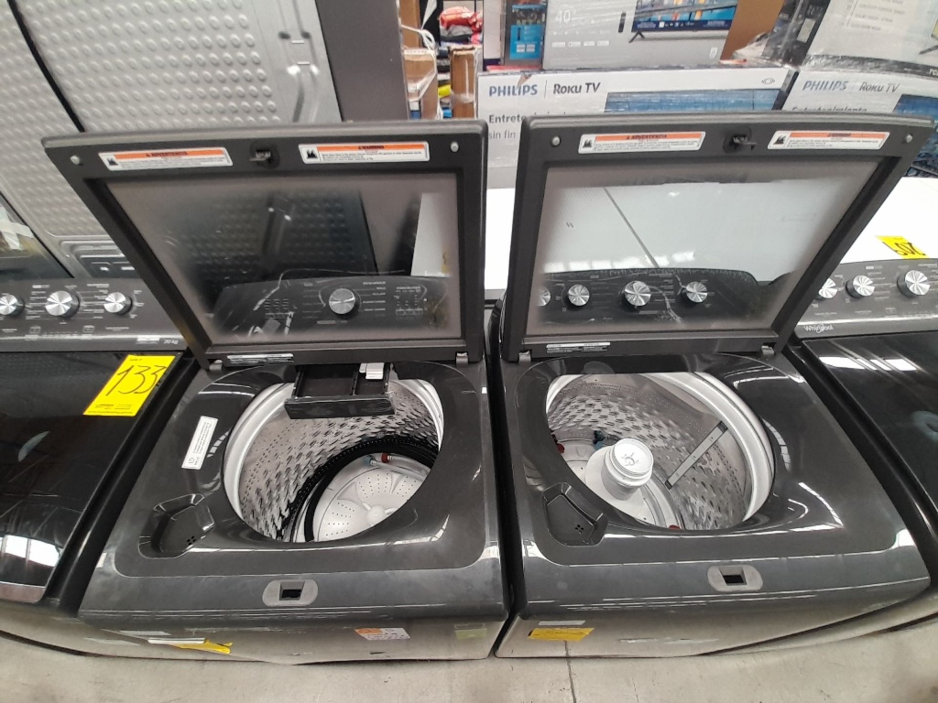 Lote de 2 lavadoras contiene: 1 lavadora de 24 KG, Marca WHIRPOOL, Modelo 8MWTWLA41WGJ0, Serie 2095 - Image 5 of 6