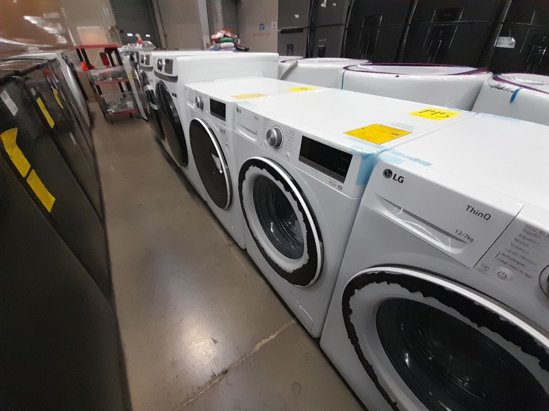 Lote de 2 lavadoras contiene: 1 lavadora de 12 KG, Marca LG, Modelo WM12WVC4S6, Serie ND, Color BLA - Image 2 of 6