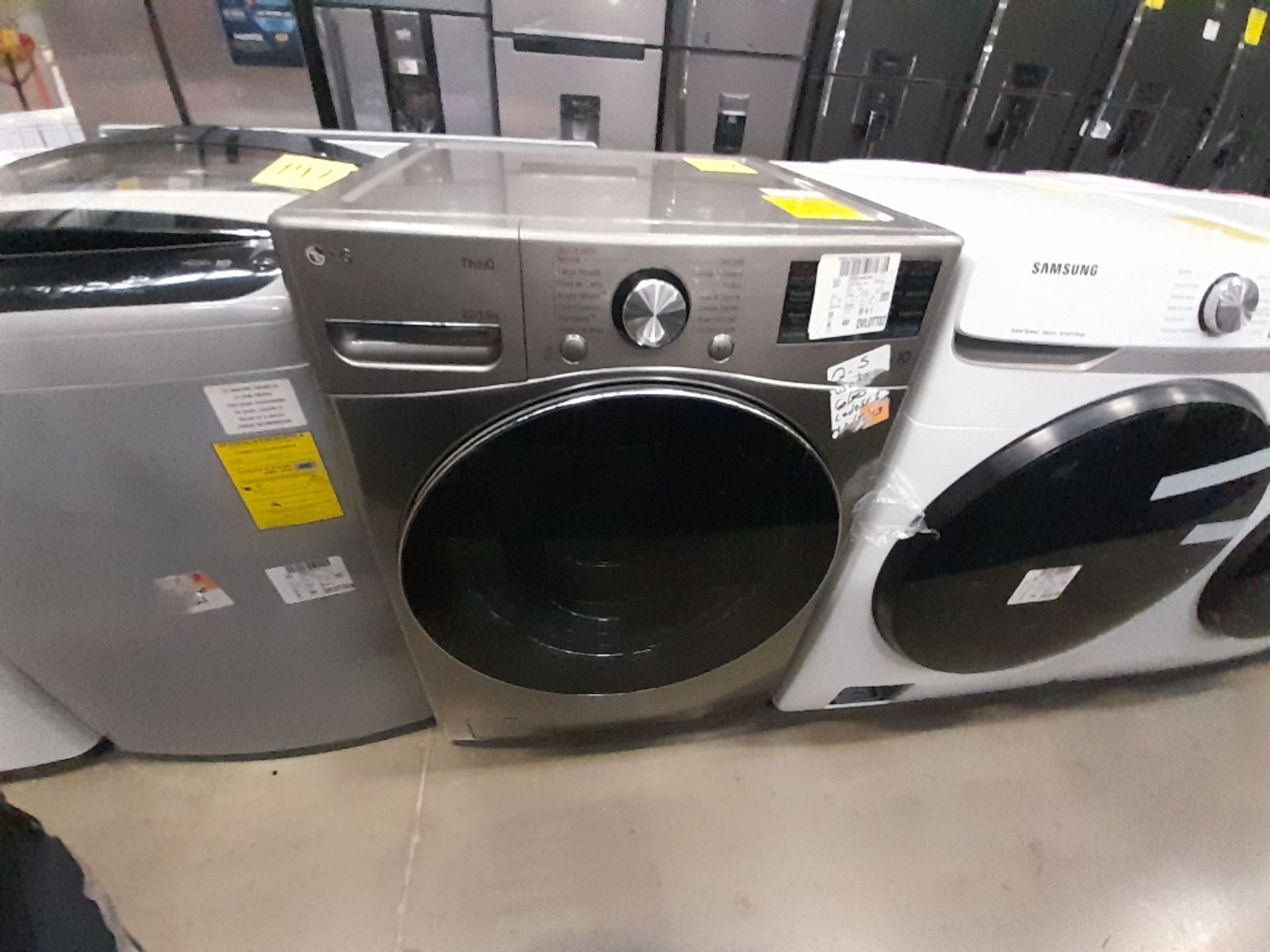 Lote de 1 lavadora y 1 Lavasecadora contiene: 1 lavadora de 18 KG, Marca LG, Modelo WT18DV6, Serie - Image 5 of 8