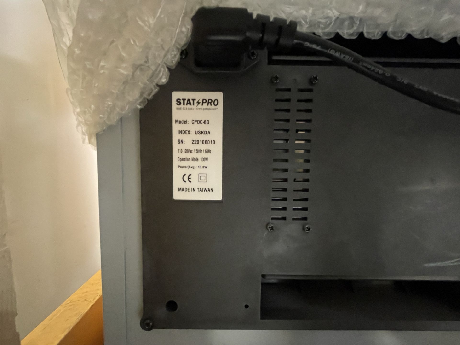 (New equipment in original packaging) StatPro 6-Door Dry Cabinet Dehumidifier, Model CPDC-6D, Seria - Image 10 of 11