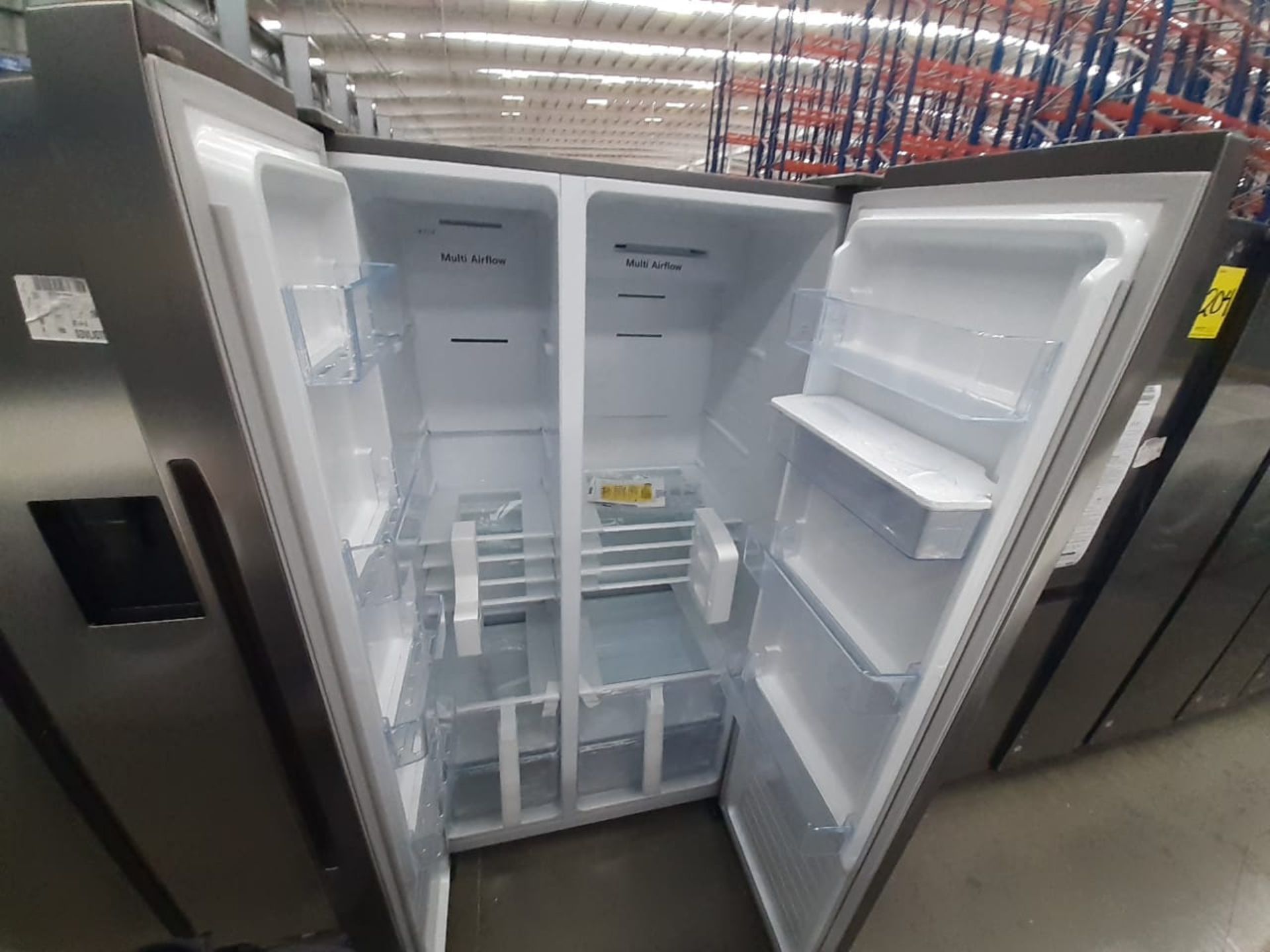 (Nuevo) Lote de 1 Refrigerador con dispensador de agua Marca HISENSE, Modelo RS19N6WCX, Serie ND, C - Image 4 of 5
