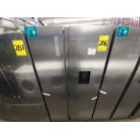 (Nuevo) Lote de 1 Refrigerador con dispensador de agua Marca HISENSE, Modelo RS19N6WCX, Serie ND, C