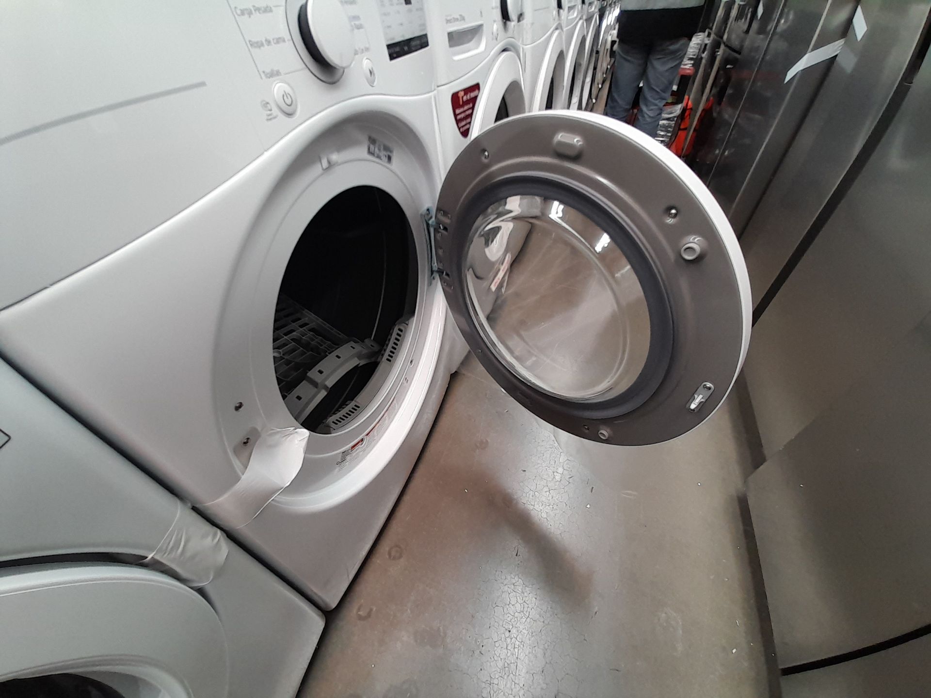 (Nuevo) Lote de 1 lavadora y 1 secadora contiene: 1 lavadora de 20 KG, Marca LG, Modelo WN20WV26W, - Bild 5 aus 6
