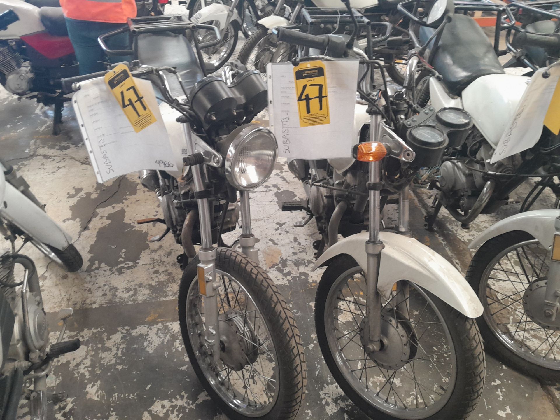 Lote de 2 Motocicletas contiene: 1 Motocicleta de trabajo usada Marca Yamaha YB 125, Modelo 2015, N