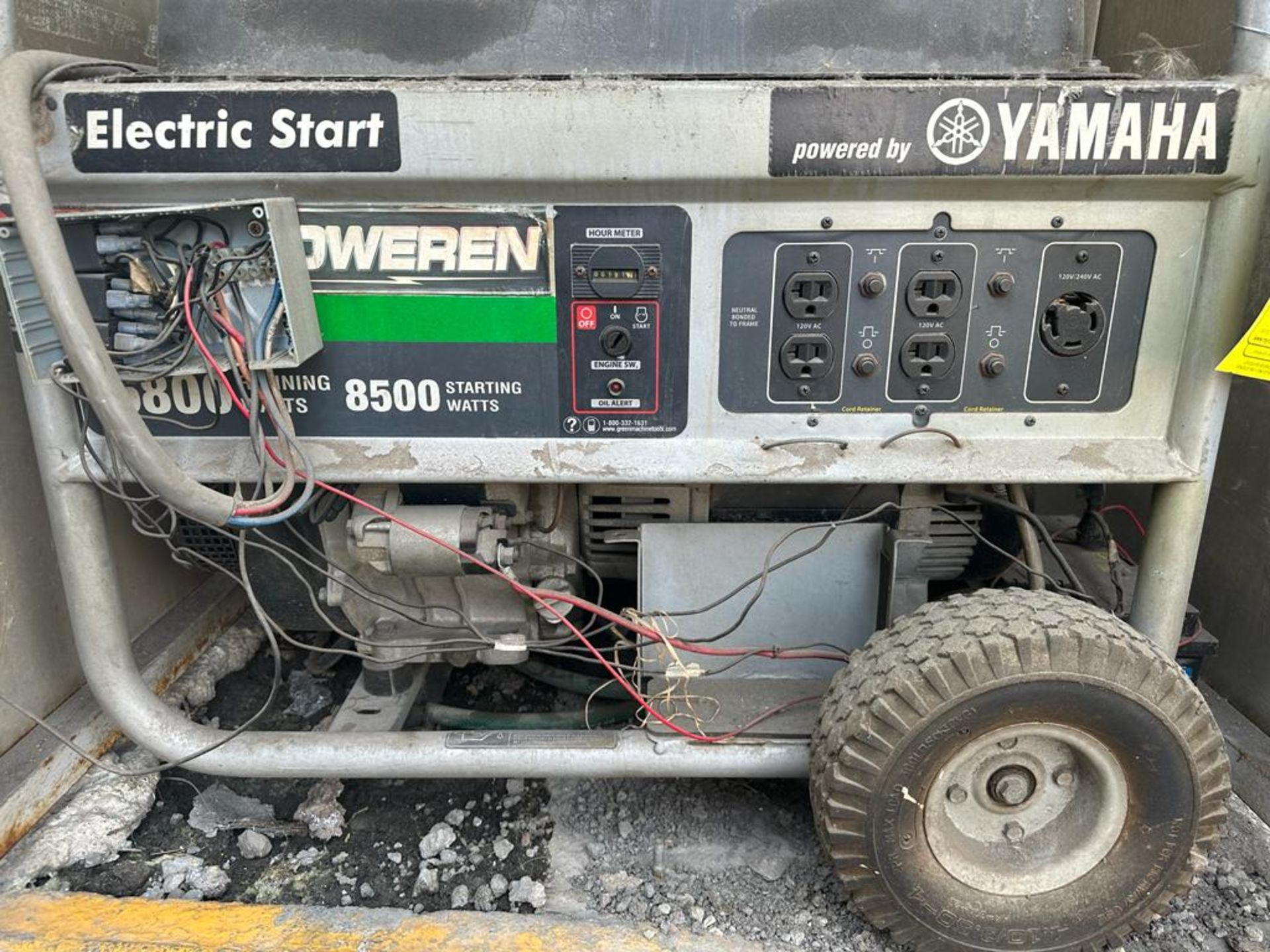 YAMAHA Emergency Power Plant; Capacity: 8500 Watts, with Mebay control panel, Model CML-PE1F-CAB-8K - Image 2 of 6