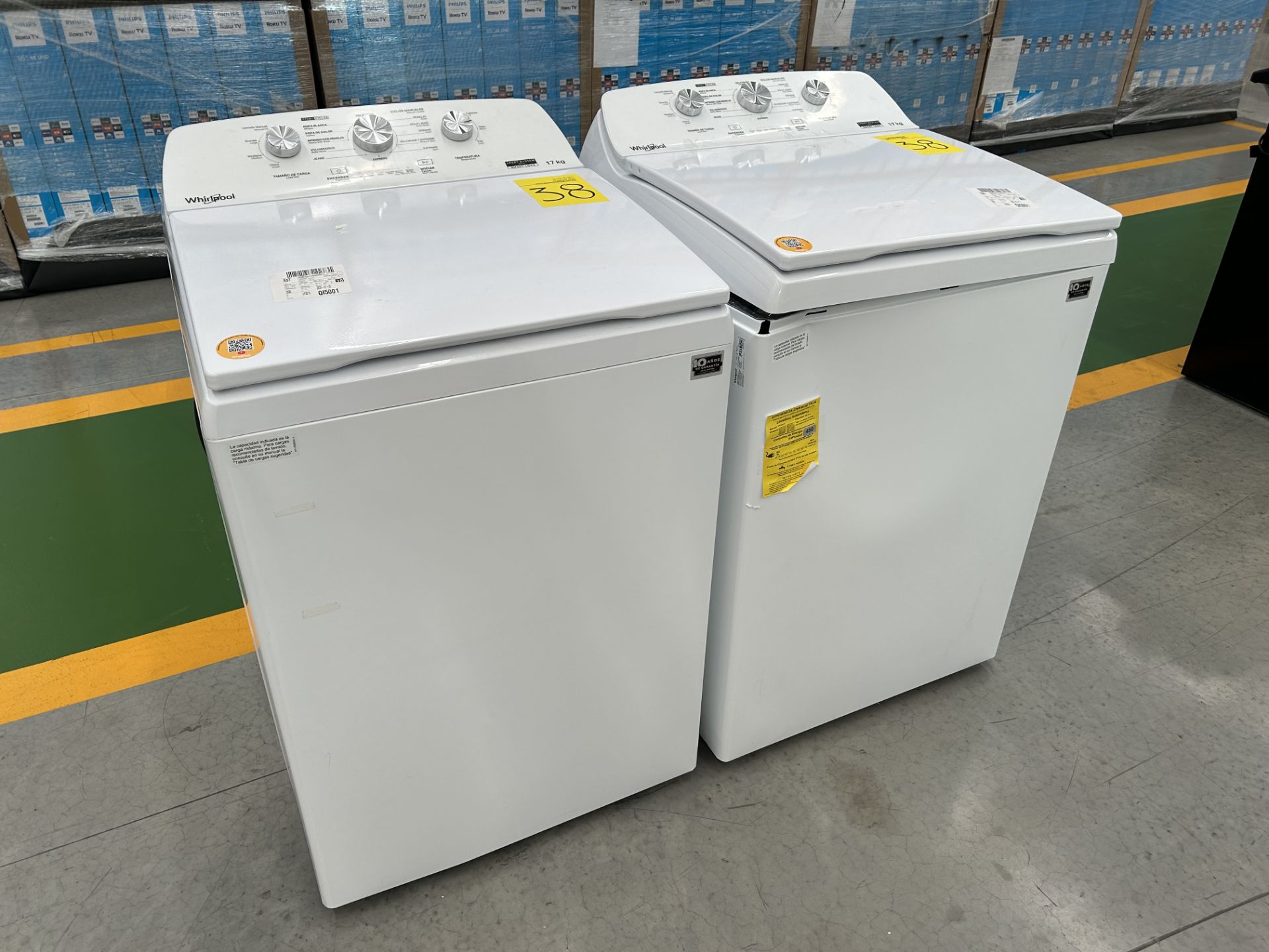 Lote de 2 Lavadoras contiene: 1 Lavadora de 17 KG, Marca WHIRPOOL, Modelo 8MWTW1713MJQ1, Serie 9410 - Image 3 of 6