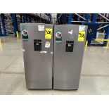 Lote de 2 refrigeradores contiene: 1 Refrigerador Marca HISENSE, Modelo RT80D6AGX, Serie 71196, Col