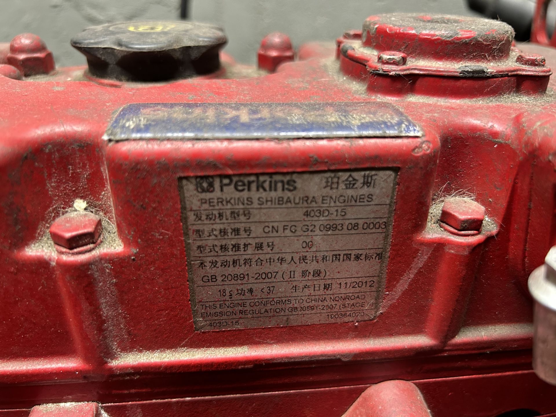 (Pago y remoción urgente) Motobomba para sistema contra incendios, Marca Perkins, Modelo 403D-15, N - Image 5 of 9