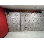 (Pago y remoción urgente) Lote de 11 piezas de lockers metálicos.