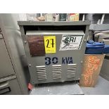 (Pago y remoción urgente) Transformador trifásico tipo seco Marca Telsa, de 30 kVA, H.V 480, L.V. 2