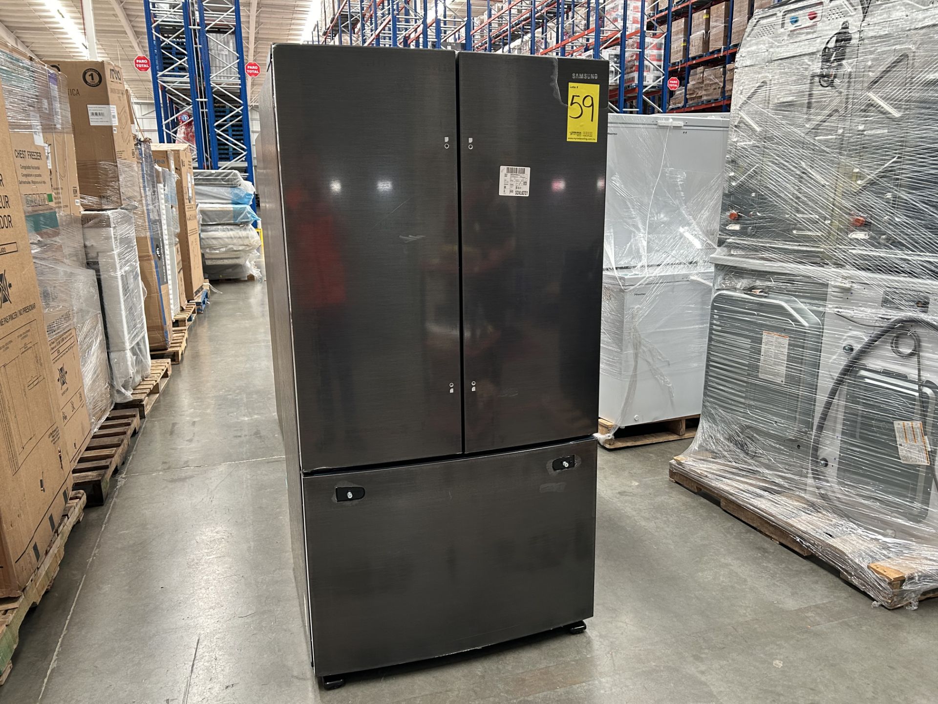 (Nuevo) Lote de 1 refrigerador Marca SAMSUNG, Modelo RF28T5A01B1, Serie 600730A, Color NEGRO (Favor - Bild 2 aus 5