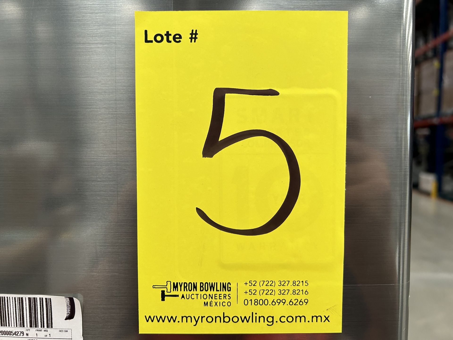 (Nuevo) Lote de 1 refrigerador Marca LG, Modelo GM22BIP, Serie 1G822, Color GRIS (Favor de inspecci - Bild 5 aus 5