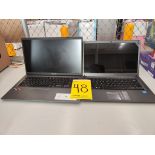 Lote de 2 laptops contiene: 1 laptop ASUS, Modelo D515D, Serie 39245, Almacenamiento 256 GB, RAM 8