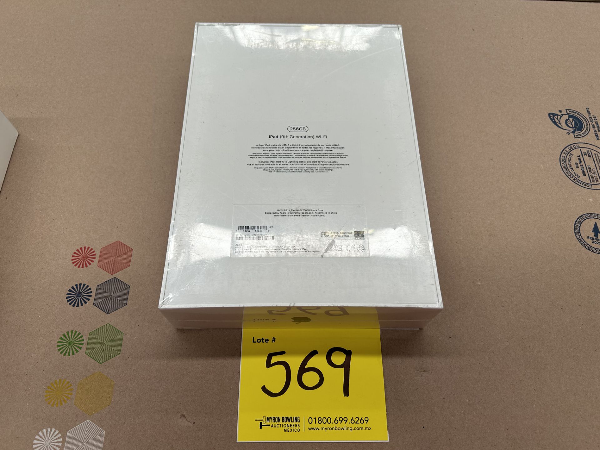 (Nuevo) Lote de 1 iPad 9a generación, de 256 GB, Serie 020NLV, Color GRIS (Sellada, favor de inspec - Image 2 of 4