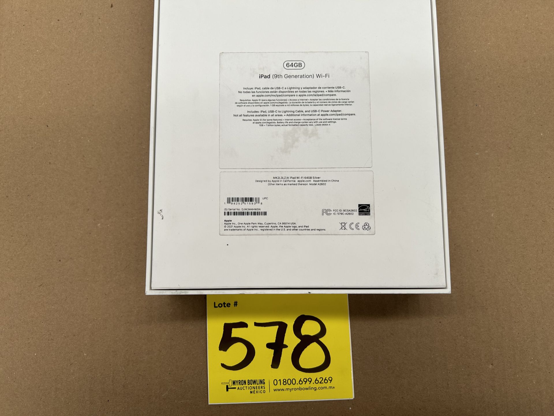 (Nuevo) Lote de 1 iPad 9a generación de 64 GB, Serie M4HW5N, Color PLATA (Favor de Inspeccionar) - Image 4 of 6