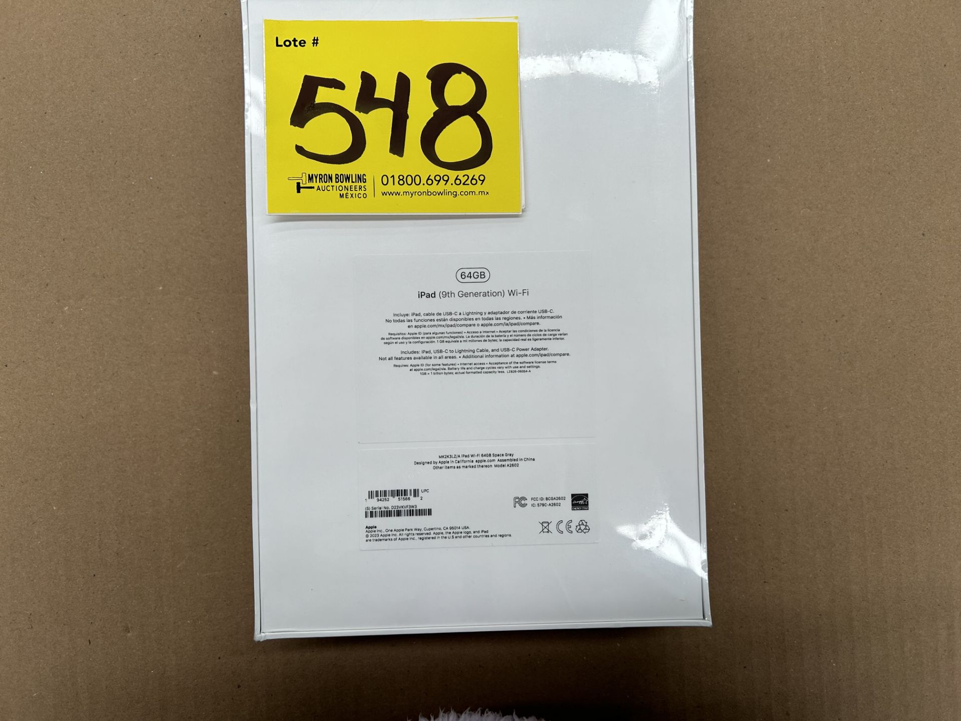 (Nuevo) Lote de 1 iPad 9a generación de 64 GB, Serie KVF3W3, Color GRIS (Sellada, Favor de Inspecci - Image 2 of 4