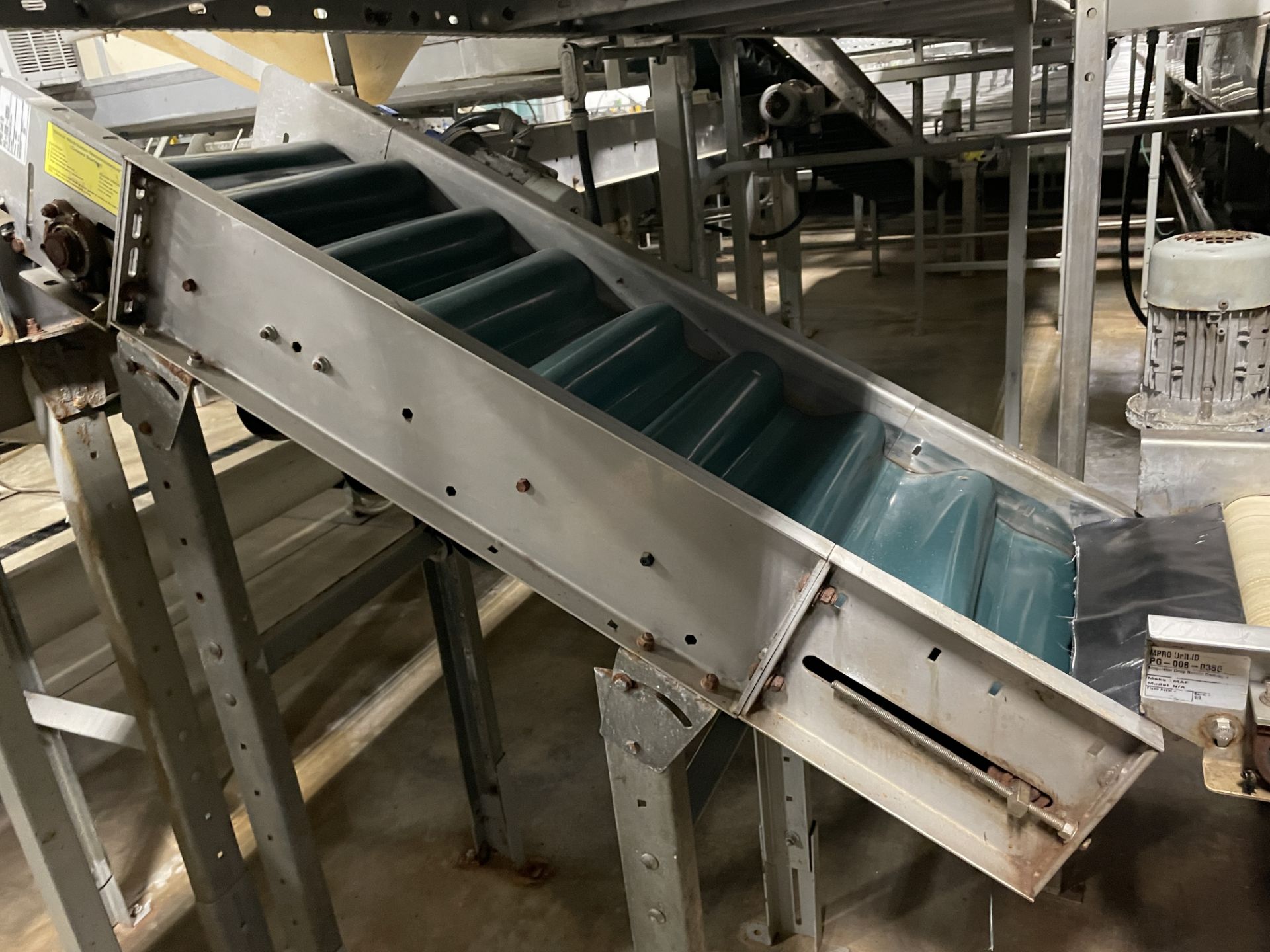 MAF Industries Fruit Return Conveyors, Approx Dims: (1) Round Pleat - Subj to Bulk | Rig Fee $150 - Image 3 of 3