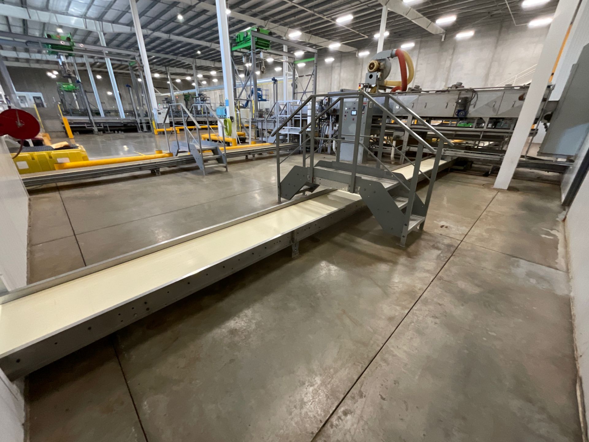 Powered Belt Packoff Conveyor, Approx Dims: 2ft W x 60 ft OAL - Subj to Bulk | Rig Fee $1000