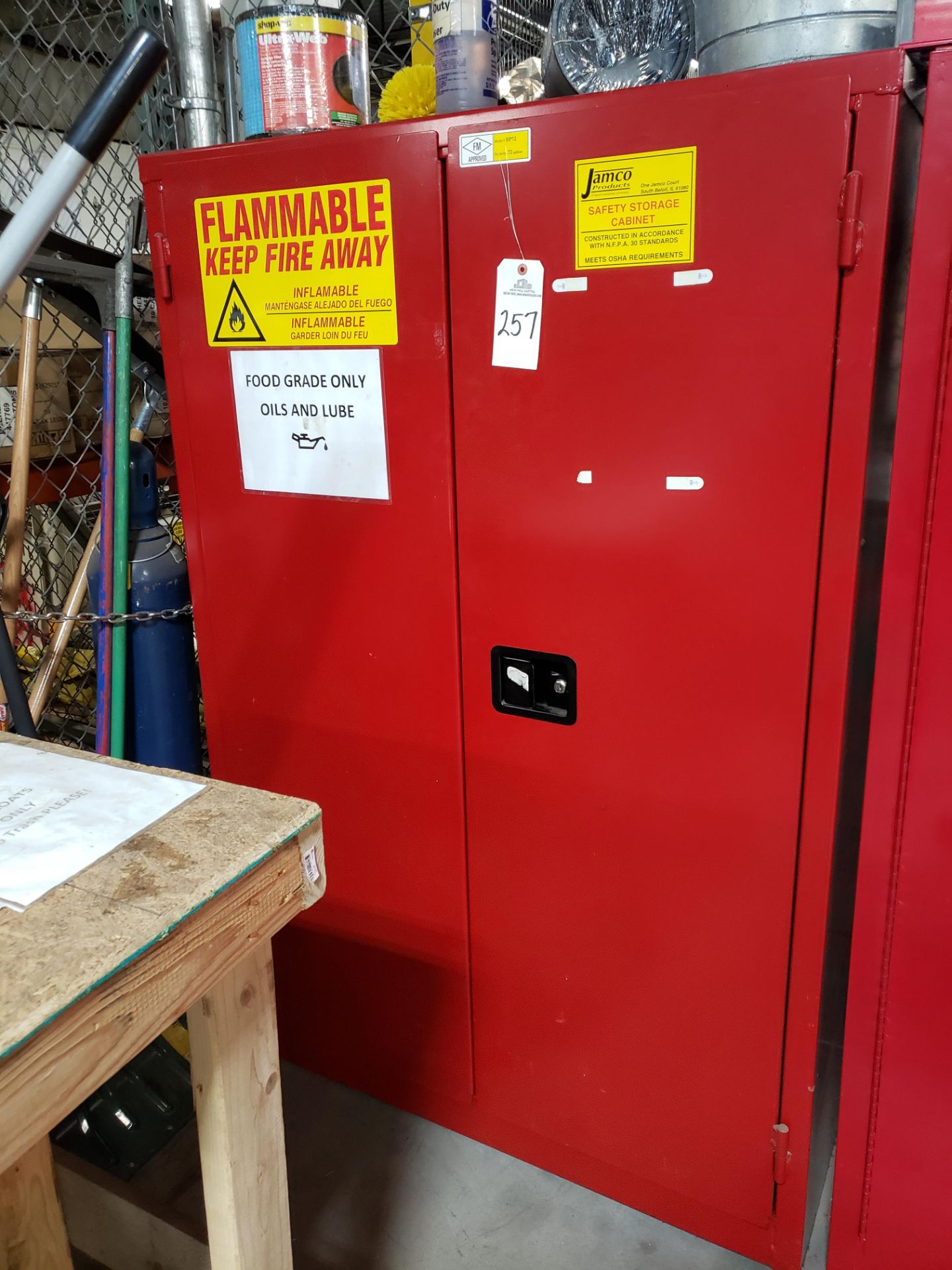 Flammable Storage Cabinet | Rig Fee $75