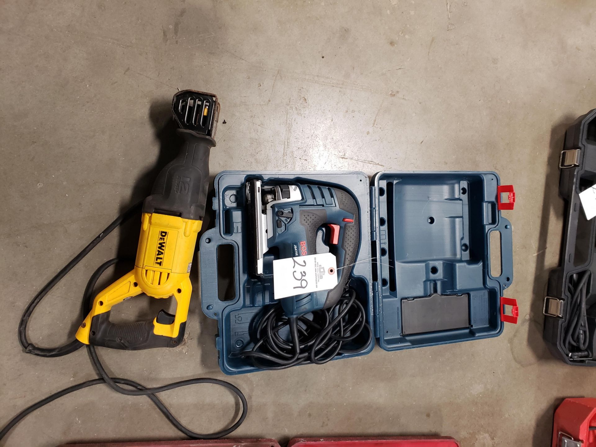 Lot of (2) Electric Hand Saws | Rig Fee $10