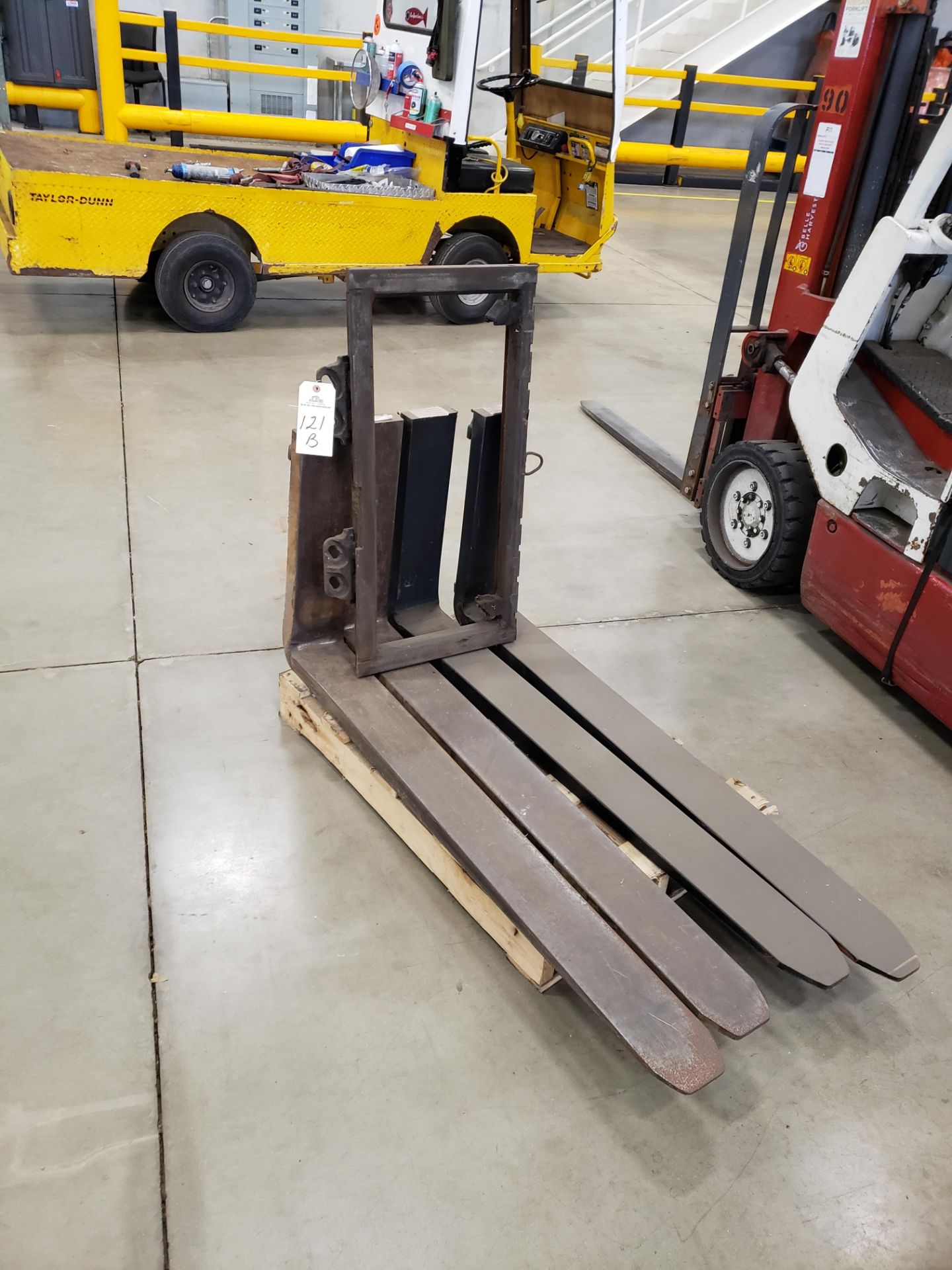 Lot of (2) Sets Forklift Forks | Rig Fee $25