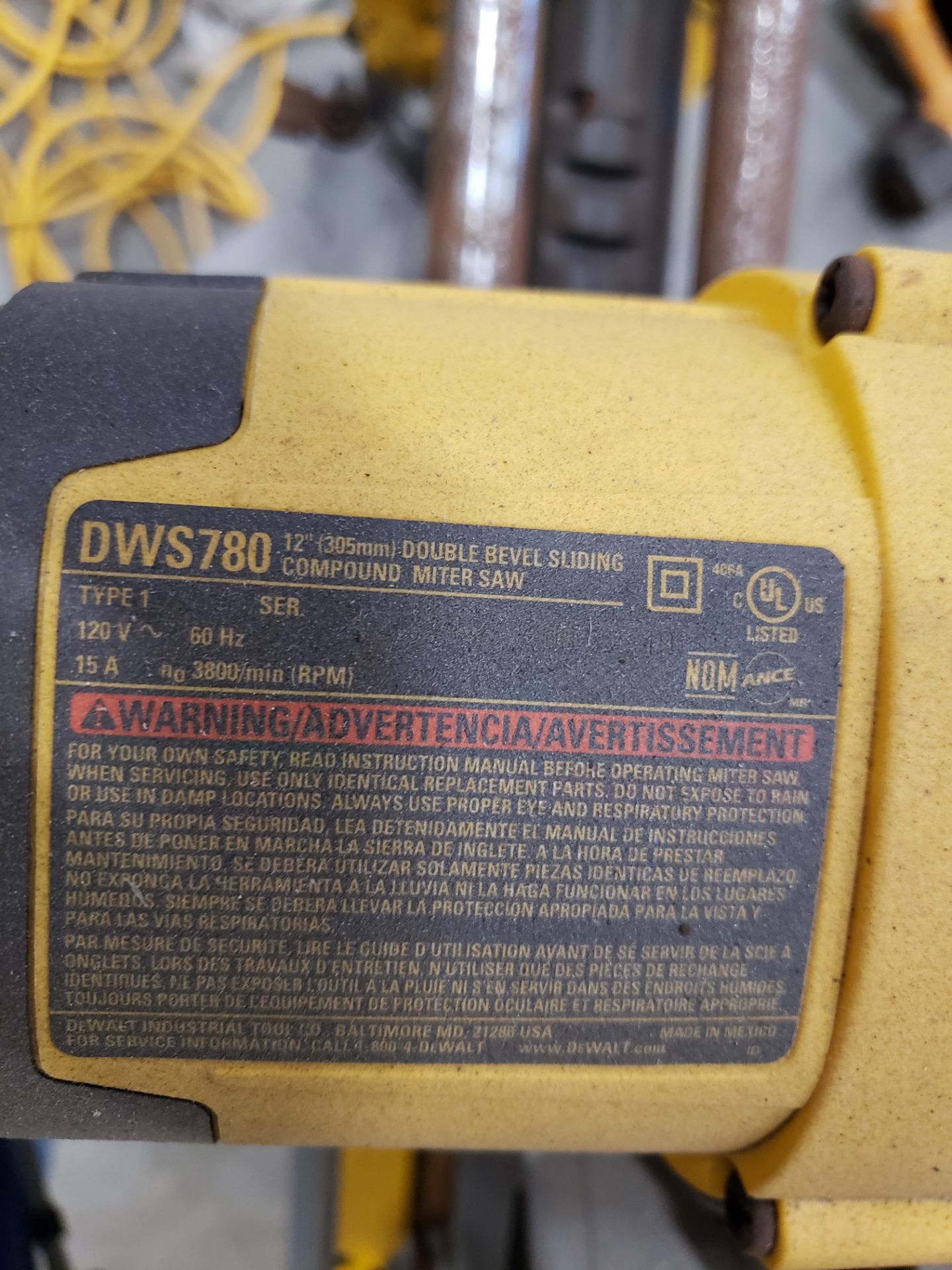 Dewalt Sliding Compound | Rig Fee $25 - Image 2 of 2