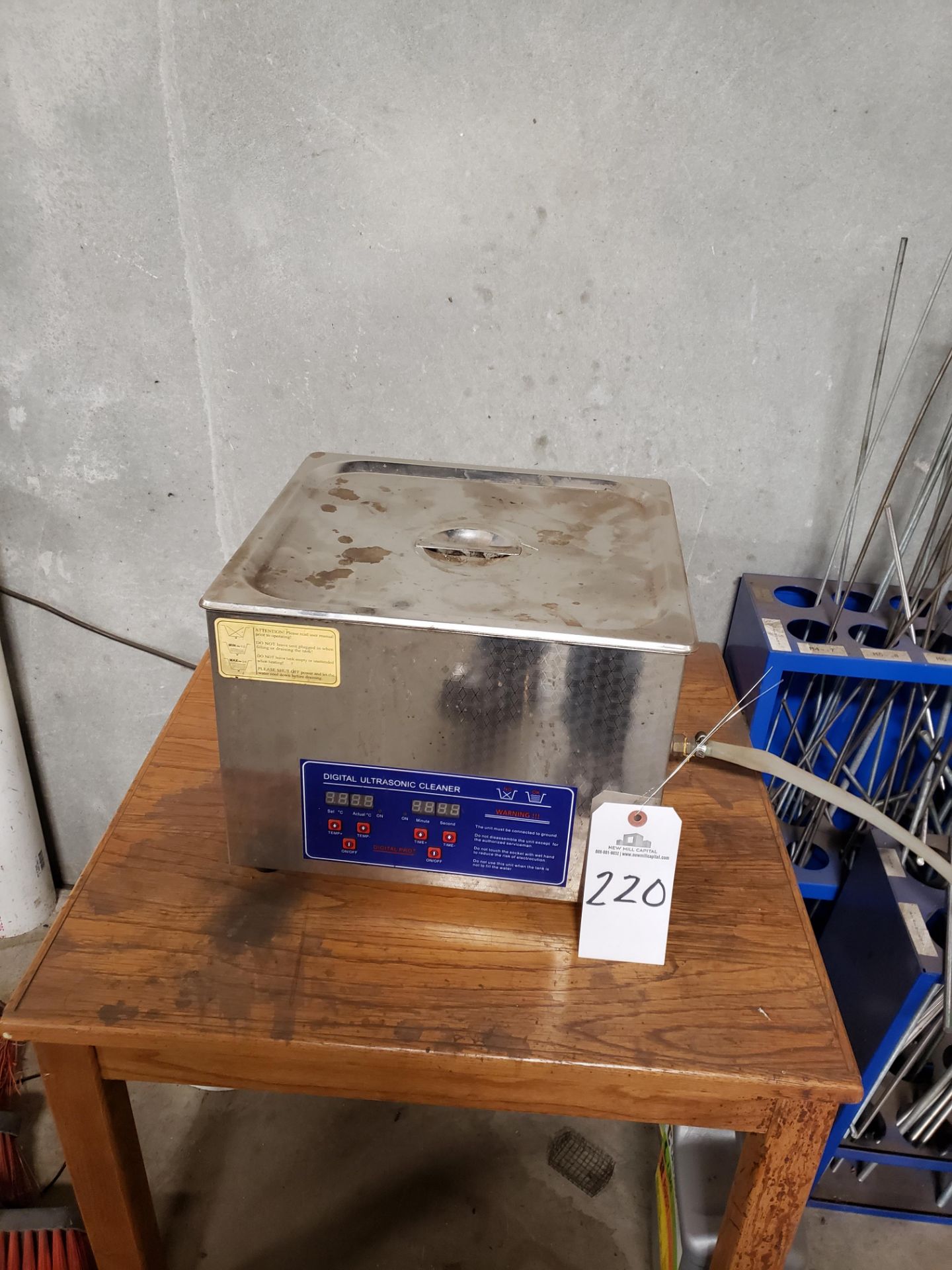 Digital Ultrasonic Cleaner | Rig Fee $25