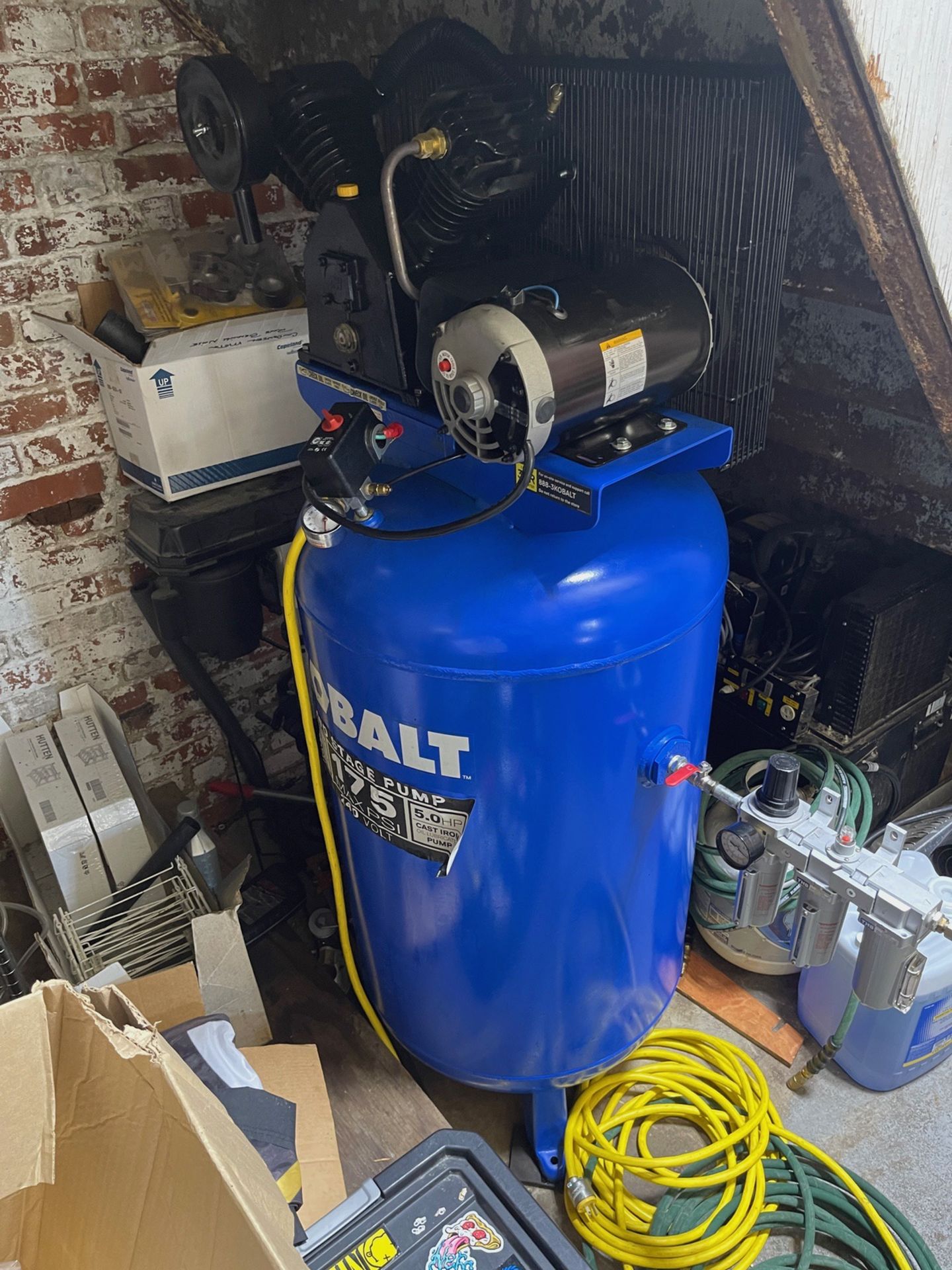 Kobalt 80 Gallon 5 HP Air Compressor | Rig Fee $35