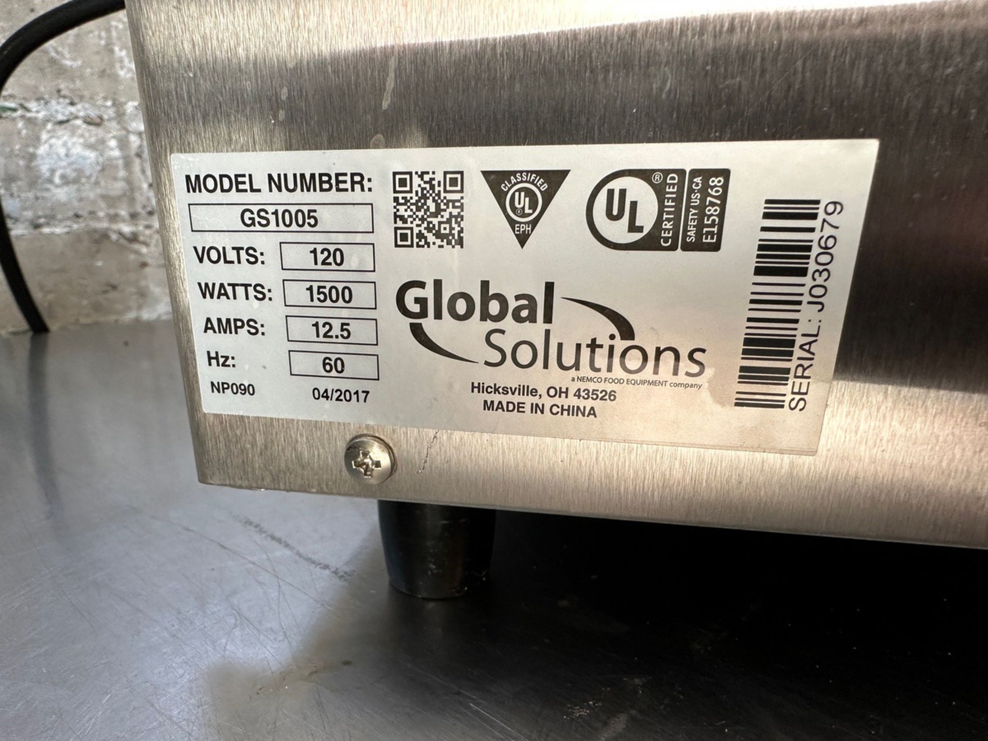 Global Solutions Countertop Pizza Oven, Model GS1005 | Rig Fee $20 - Image 3 of 3