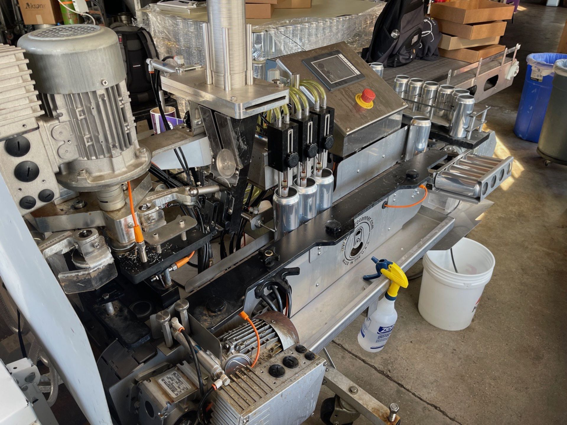 2019 MicroCanner Portable 3-Head Compact Canning Line with Feed Conveyor | Rig Fee $500 - Image 3 of 4