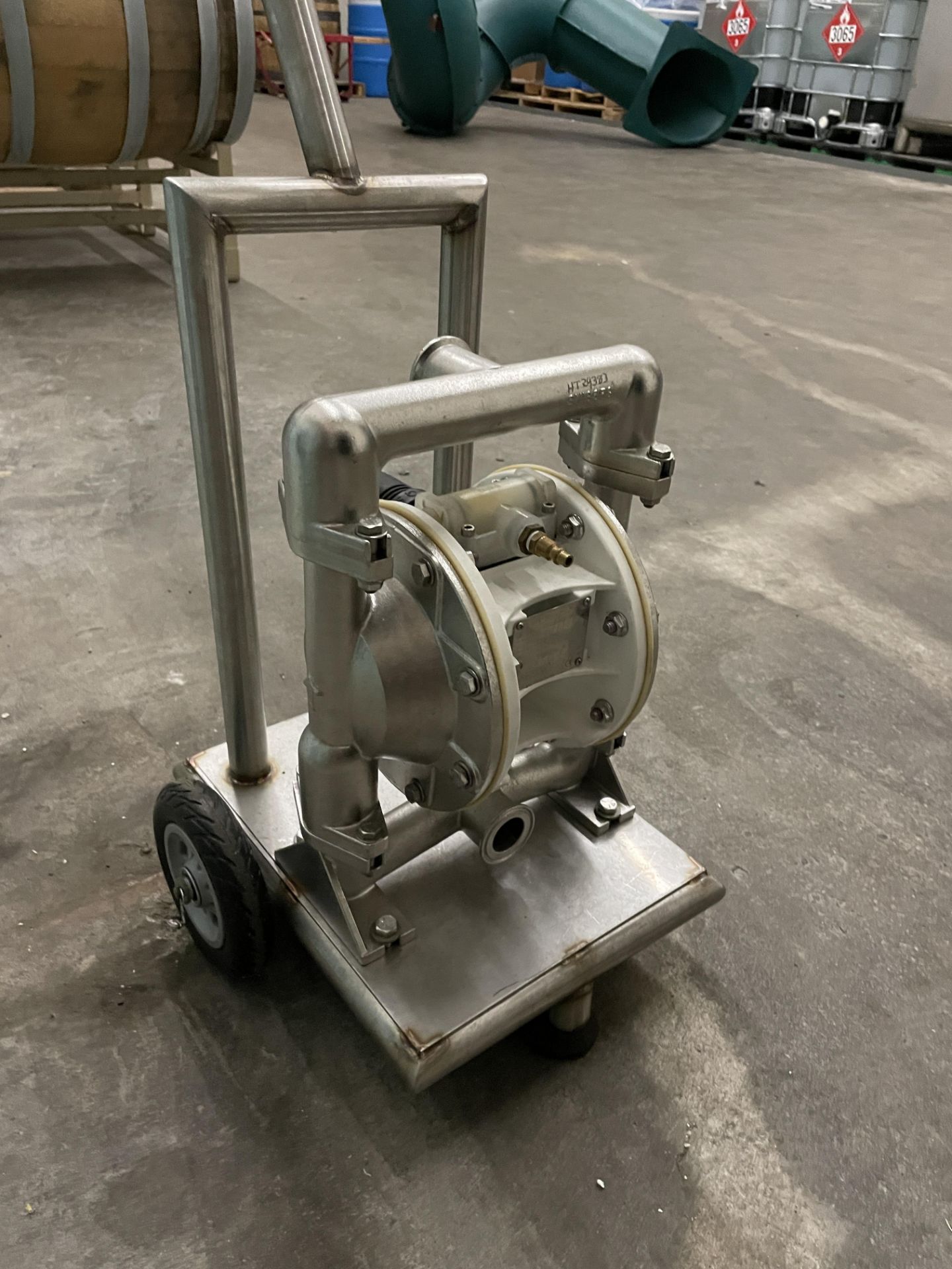 Diaphragm Pump Pneumatic, FDA Compliant | Rig Fee $50