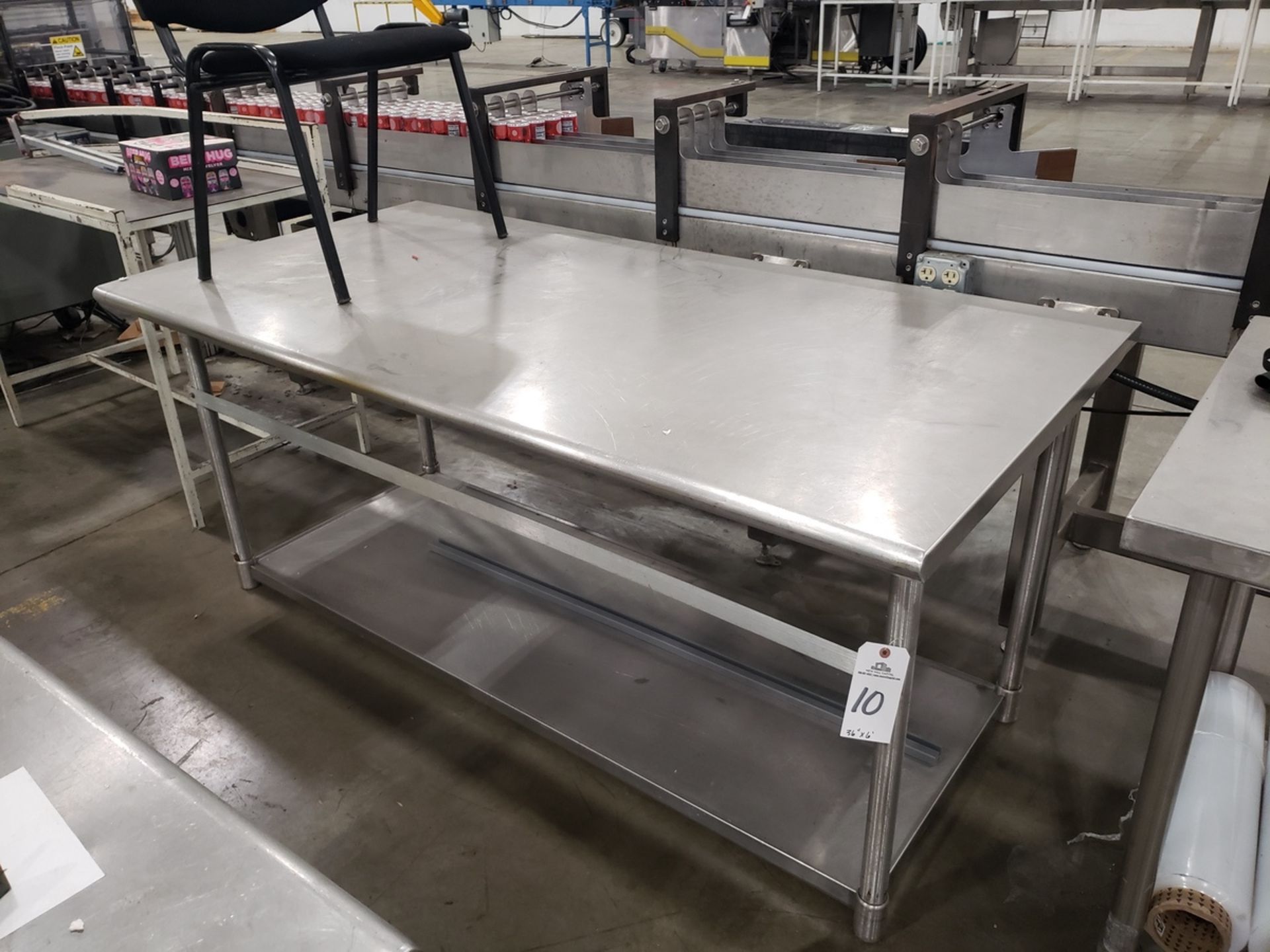 Lot of (34) Stainless Steel Tables, Including: (5) Stainless Steel Table, 30" x 6 | Rig Fee: $2000 - Image 5 of 32