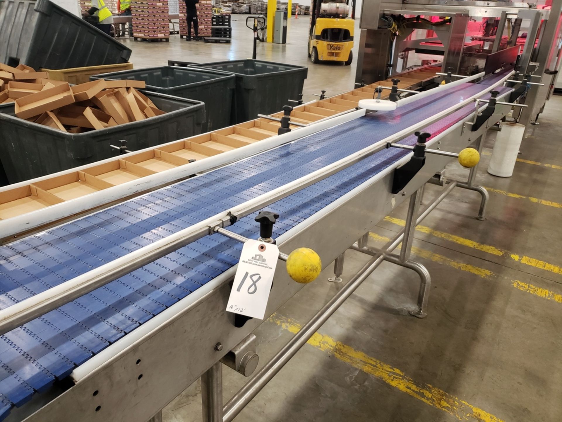 Stainless Steel Conveyor Section, 16" x 12' | Rig Fee $350