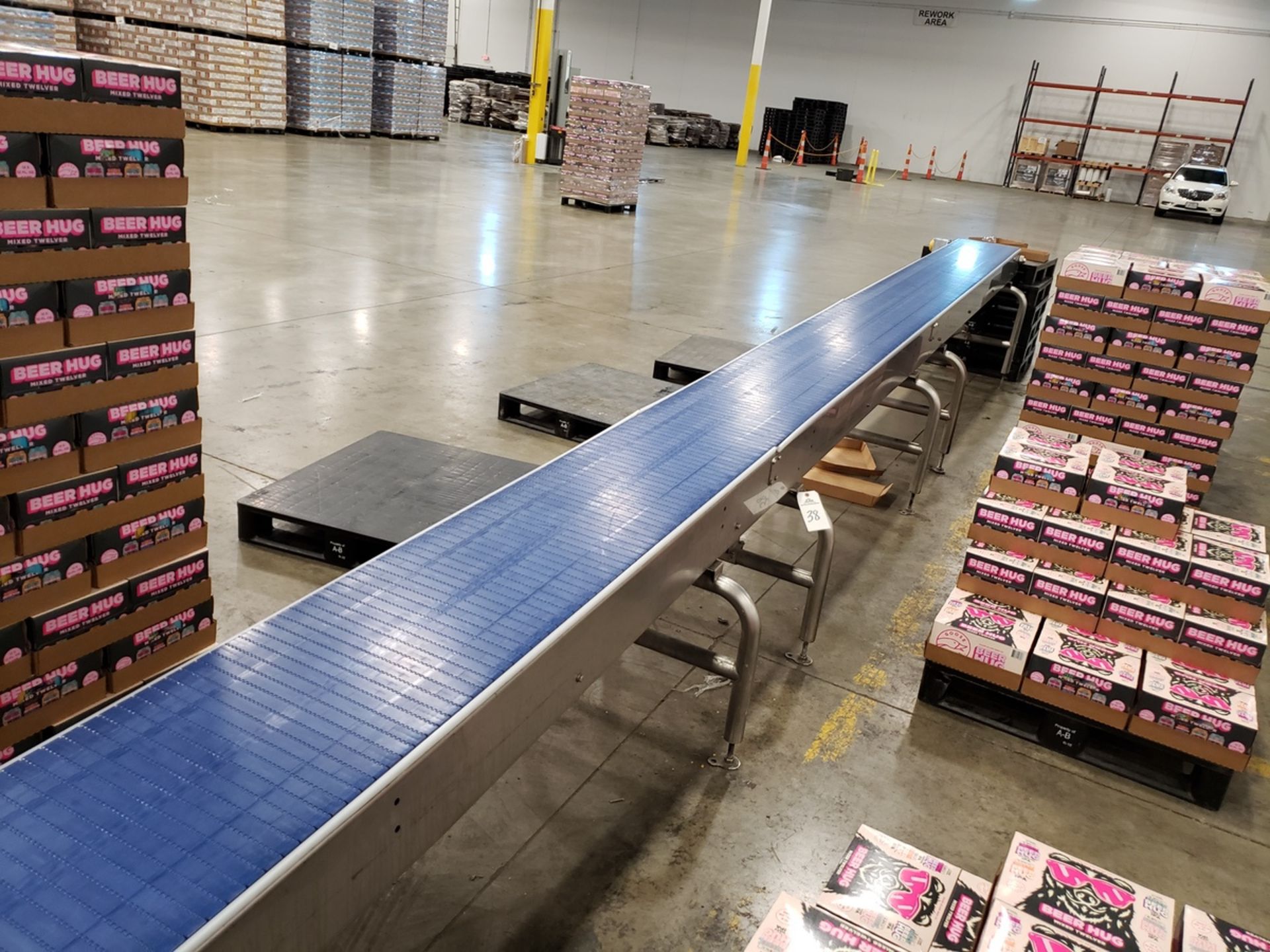 Stainless Steel Conveyor Section, 18" x 26' | Rig Fee $350