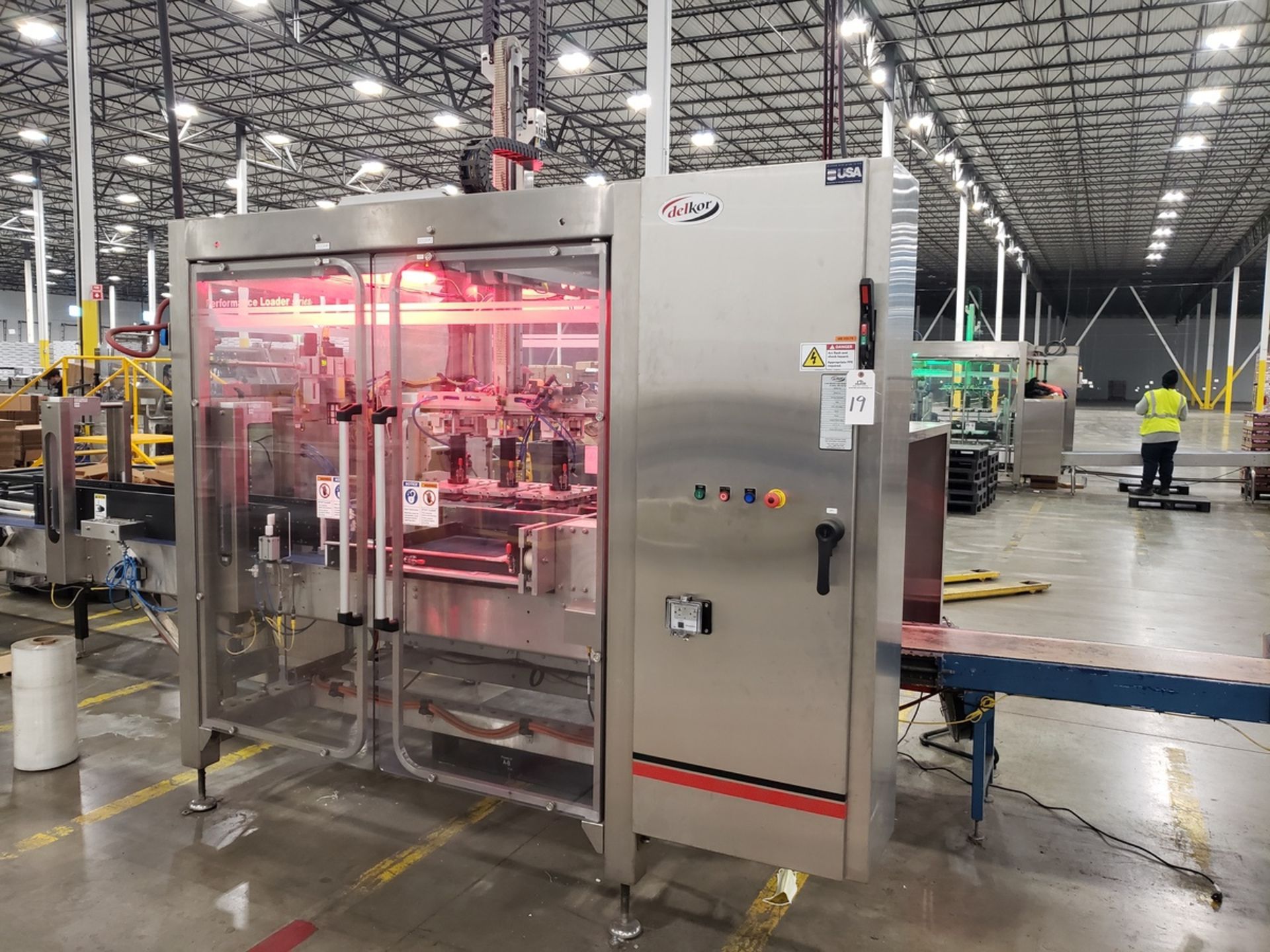 2021 Delkor Automated Tray Packer, M# FL I1 200, S/N SP-3436 | Rig Fee $2000