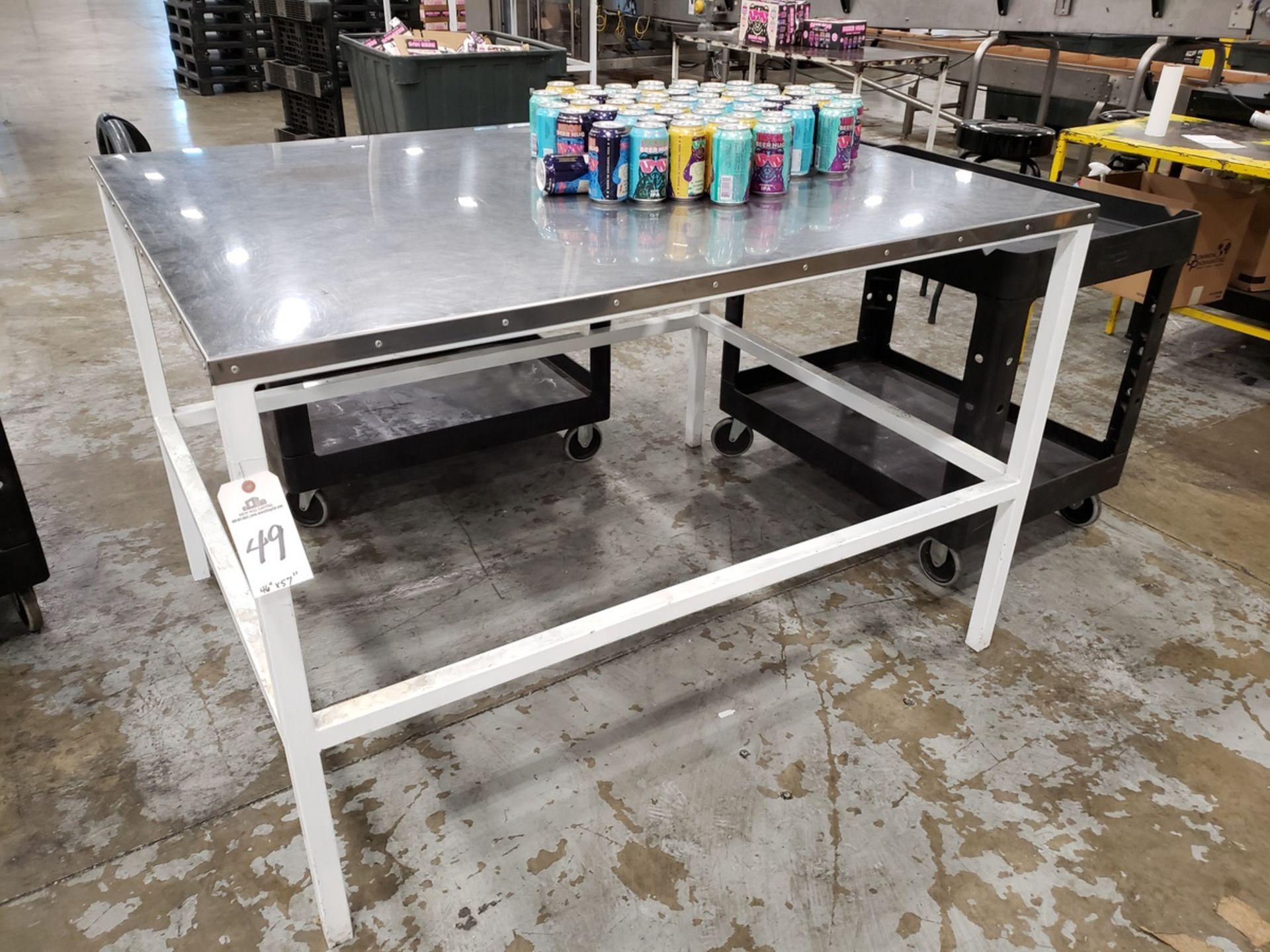 Lot of (34) Stainless Steel Tables, Including: (5) Stainless Steel Table, 30" x 6 | Rig Fee: $2000 - Image 22 of 32