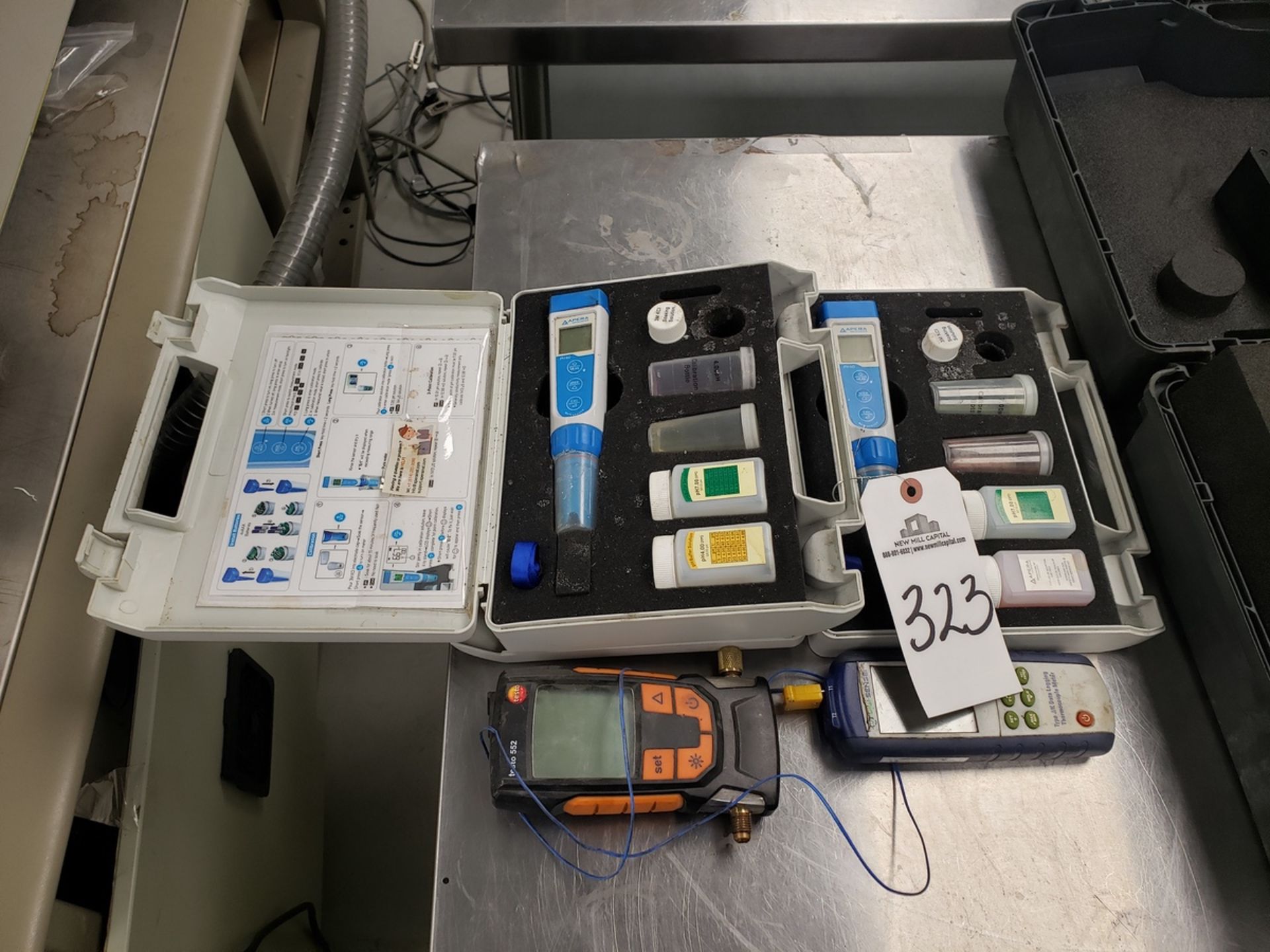 Lot of (4) Laboratory Test Meters | Rig Fee $40