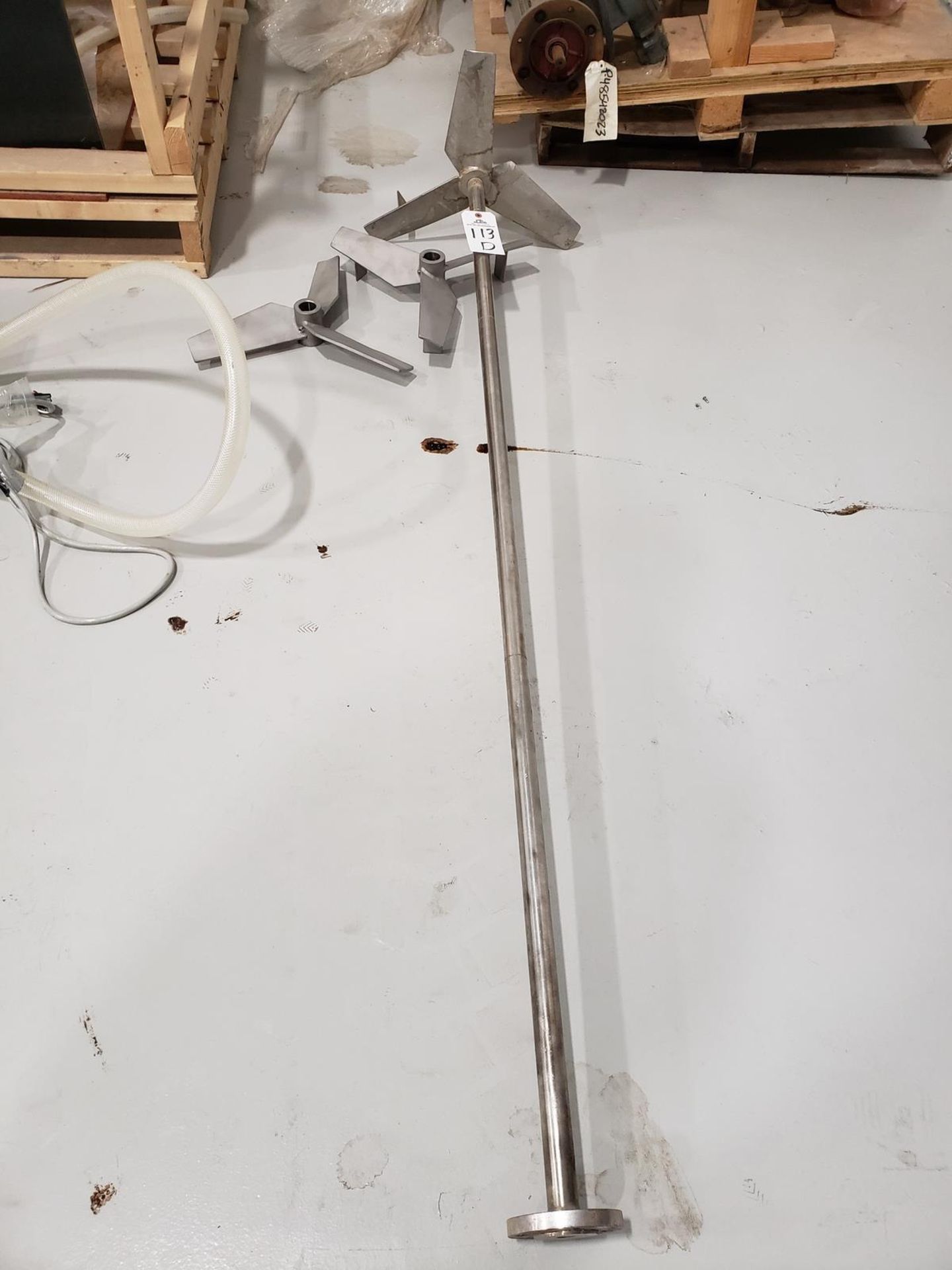 Mixing Shaft, W/ (2) Extra Blades | Rig Fee $25