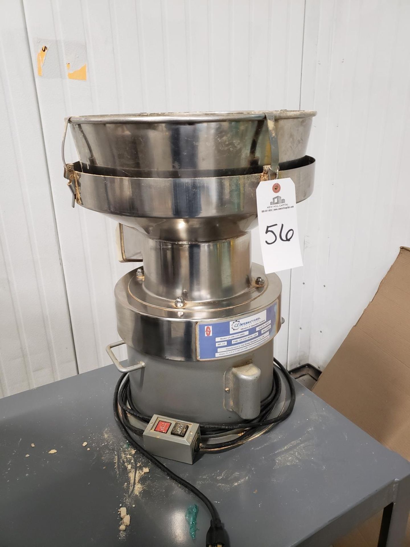 Lao Soung Machinery Vibratory Sifter, M# LS-450 | Rig Fee $35