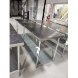 Stainless Steel Table, 30" x 8' | Rig Fee $50
