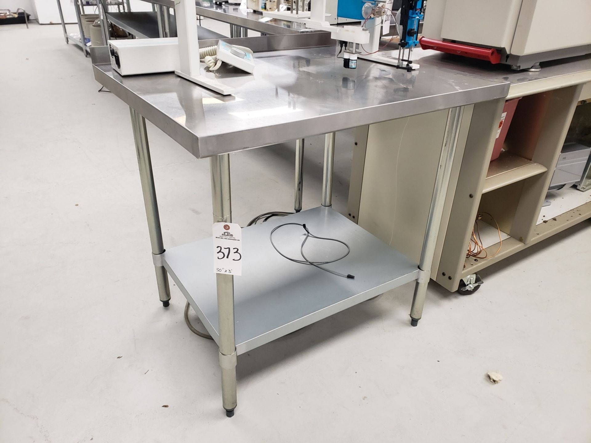 Stainless Steel Table, 30" x 3' | Rig Fee $50