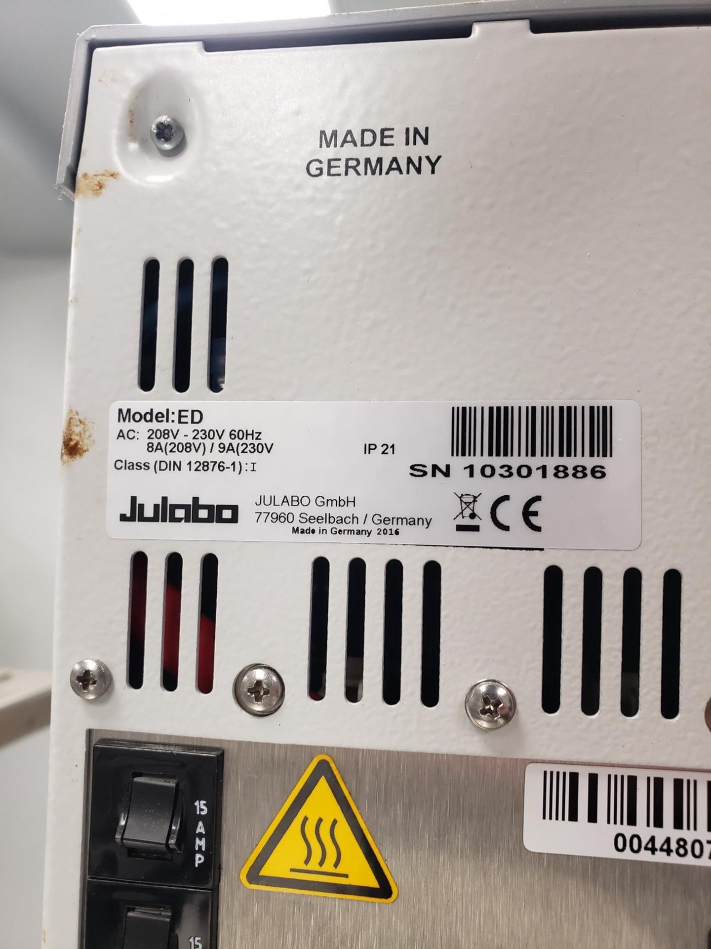 Julabo Heated Circulating Bath, M# ED, S/N 10301886 | Rig Fee $35 - Image 2 of 2