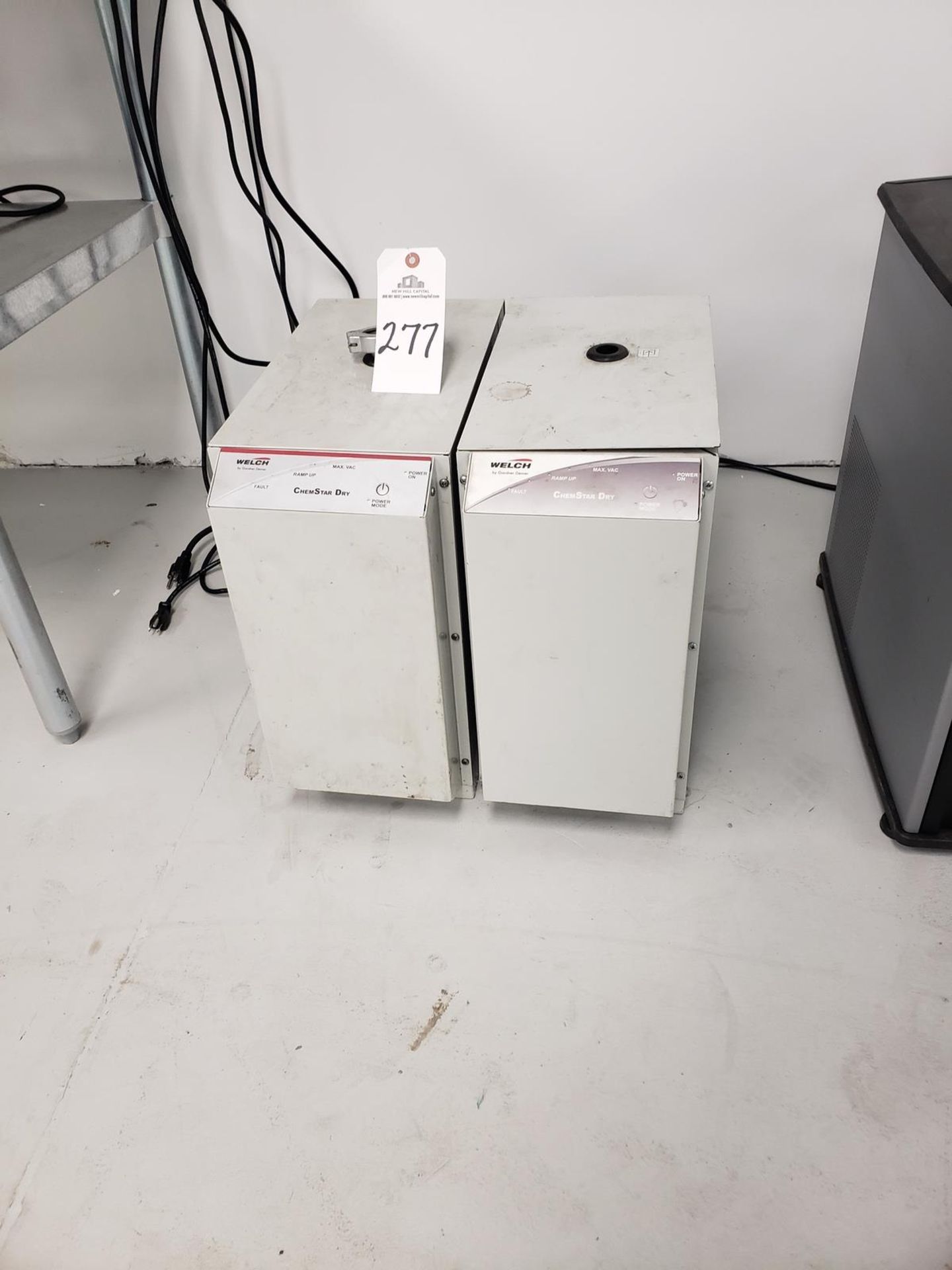 Lot of (2) Welch ChemStar Dry Vacuum Pump System, M# 2070B-01 | Rig Fee $35