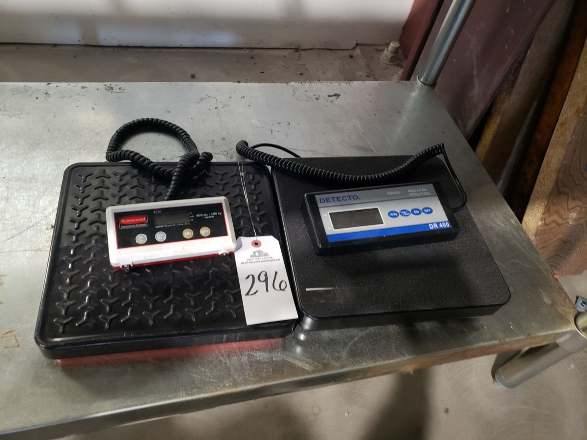 Lot of (2) Bench Top Scales | Rig Fee $35