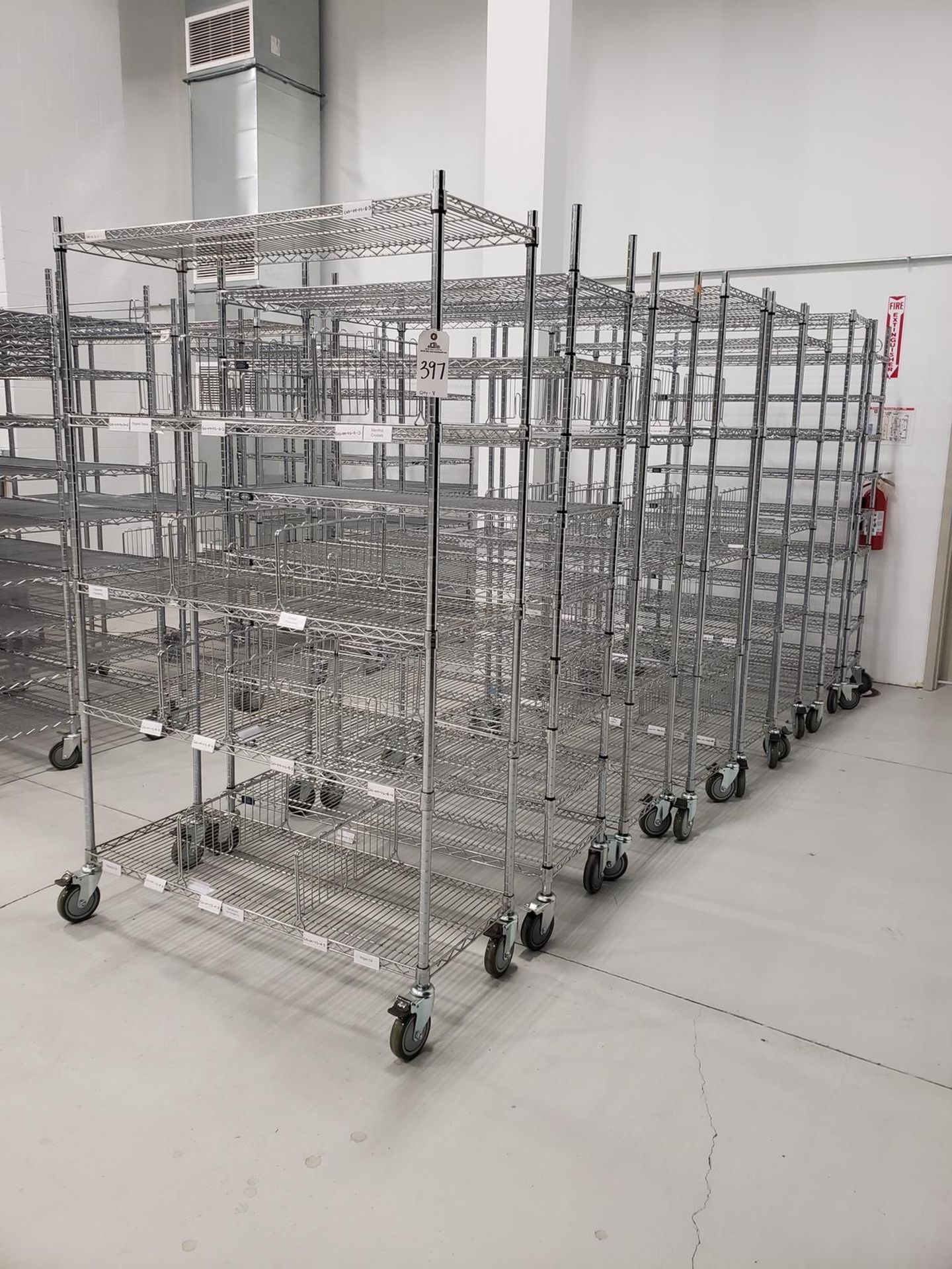 Lot of (8) Storage Racks | Rig Fee $150