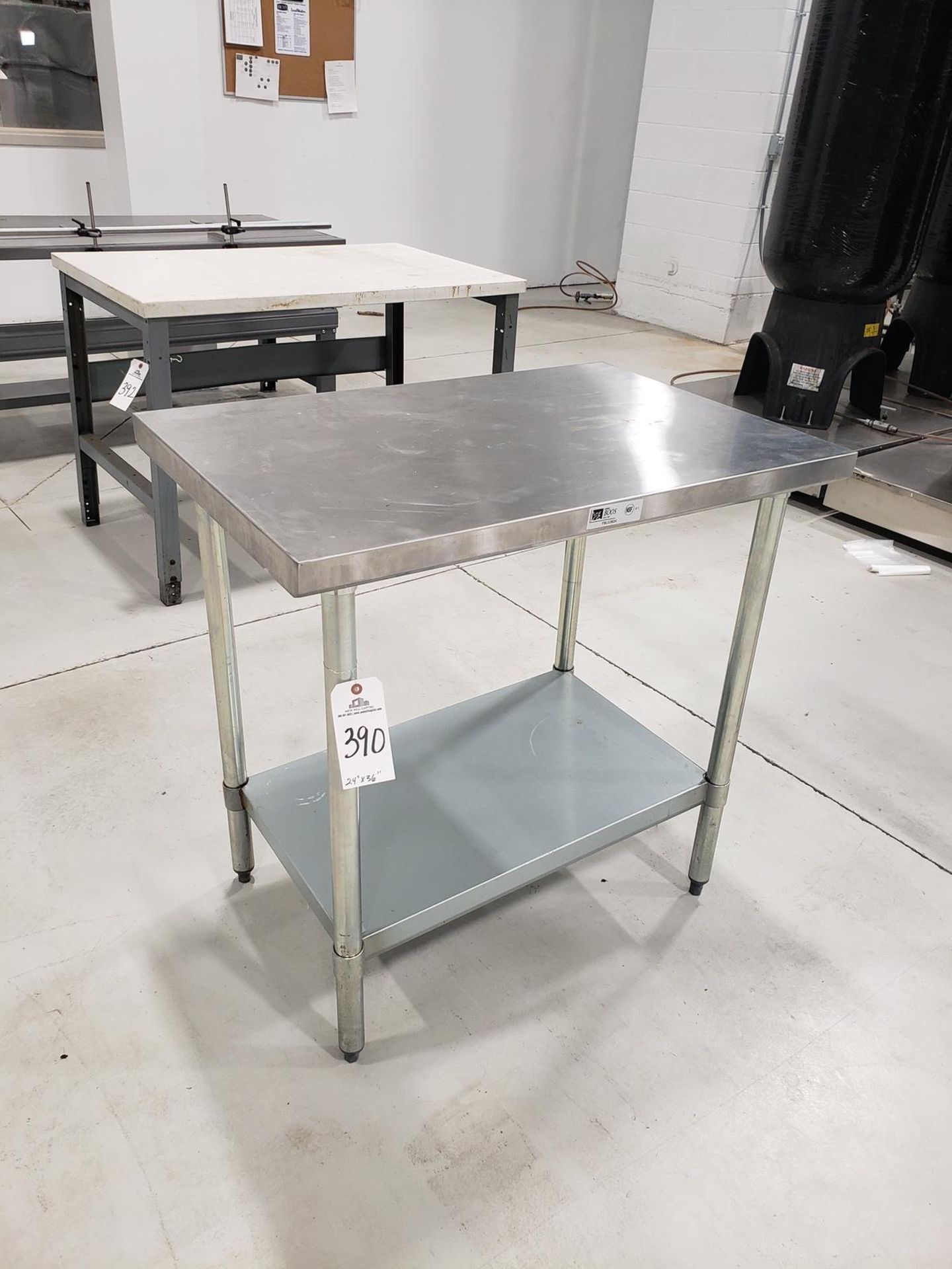 Stainless Steel Table, 24" x 36" | Rig Fee $35