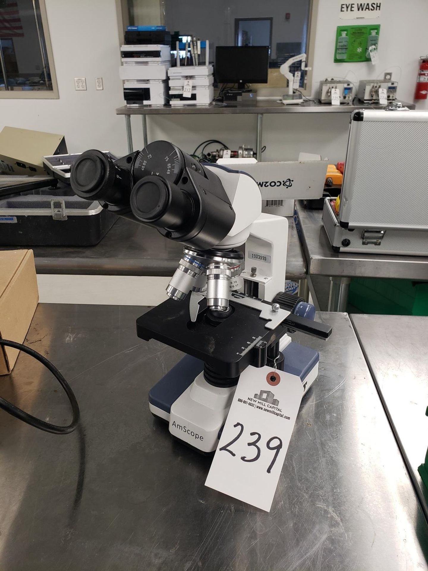 AmScope Microscope, S/N 1923935 | Rig Fee $35