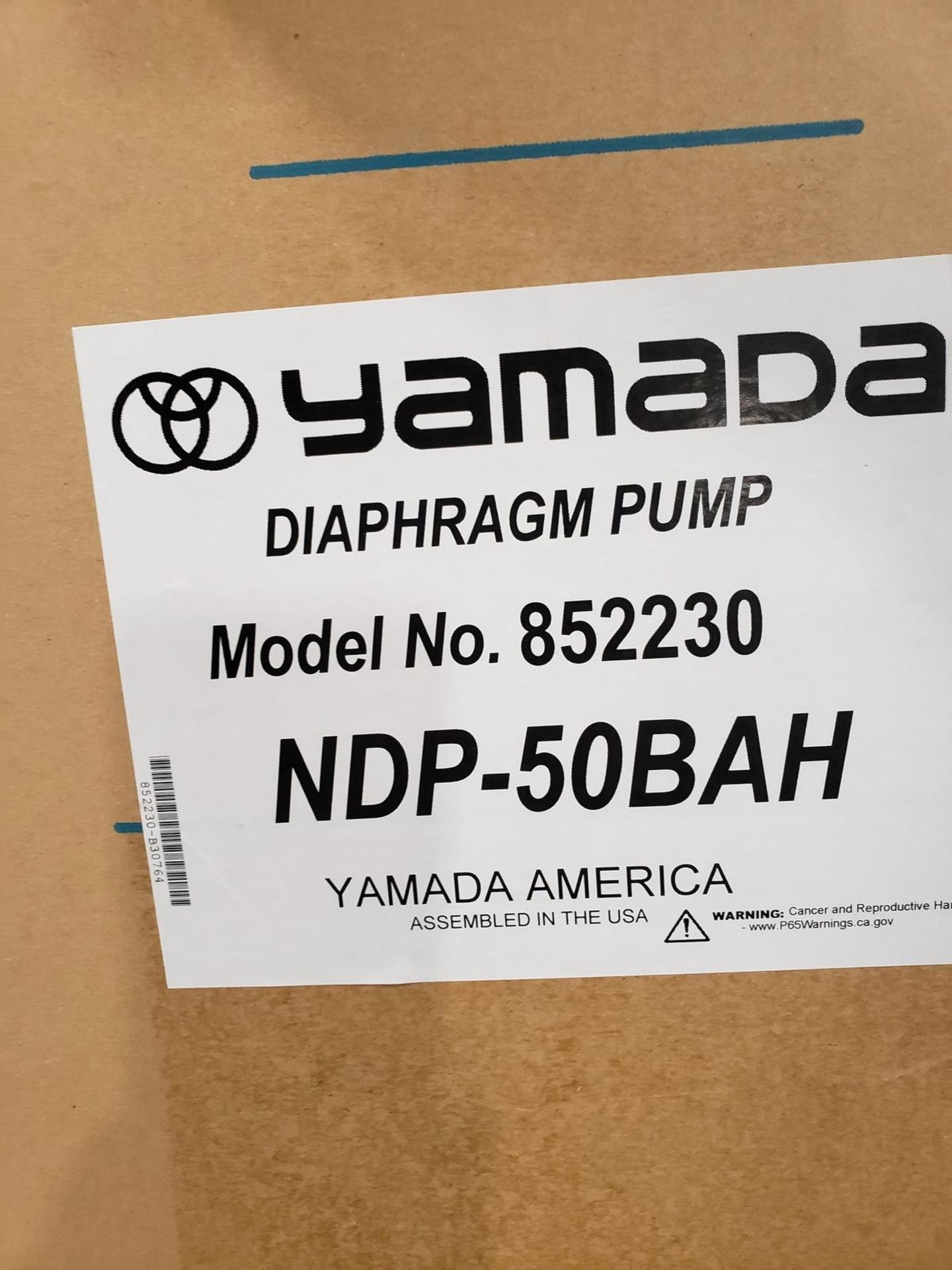 Yamada Diaphragm Pump, M# 852230 | Rig Fee $50 - Image 2 of 2