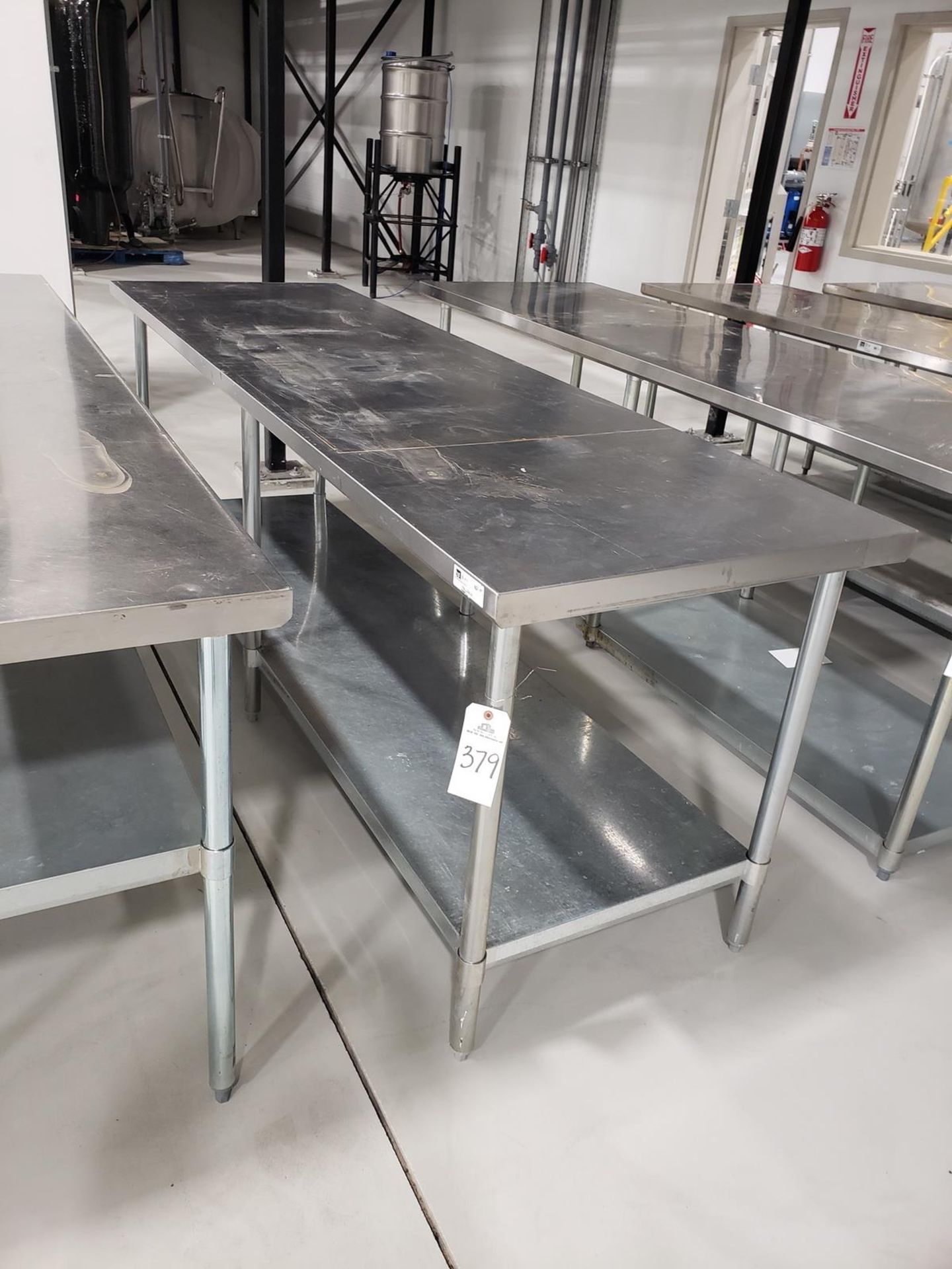 Stainless Steel Table, 30" x 8' | Rig Fee $50