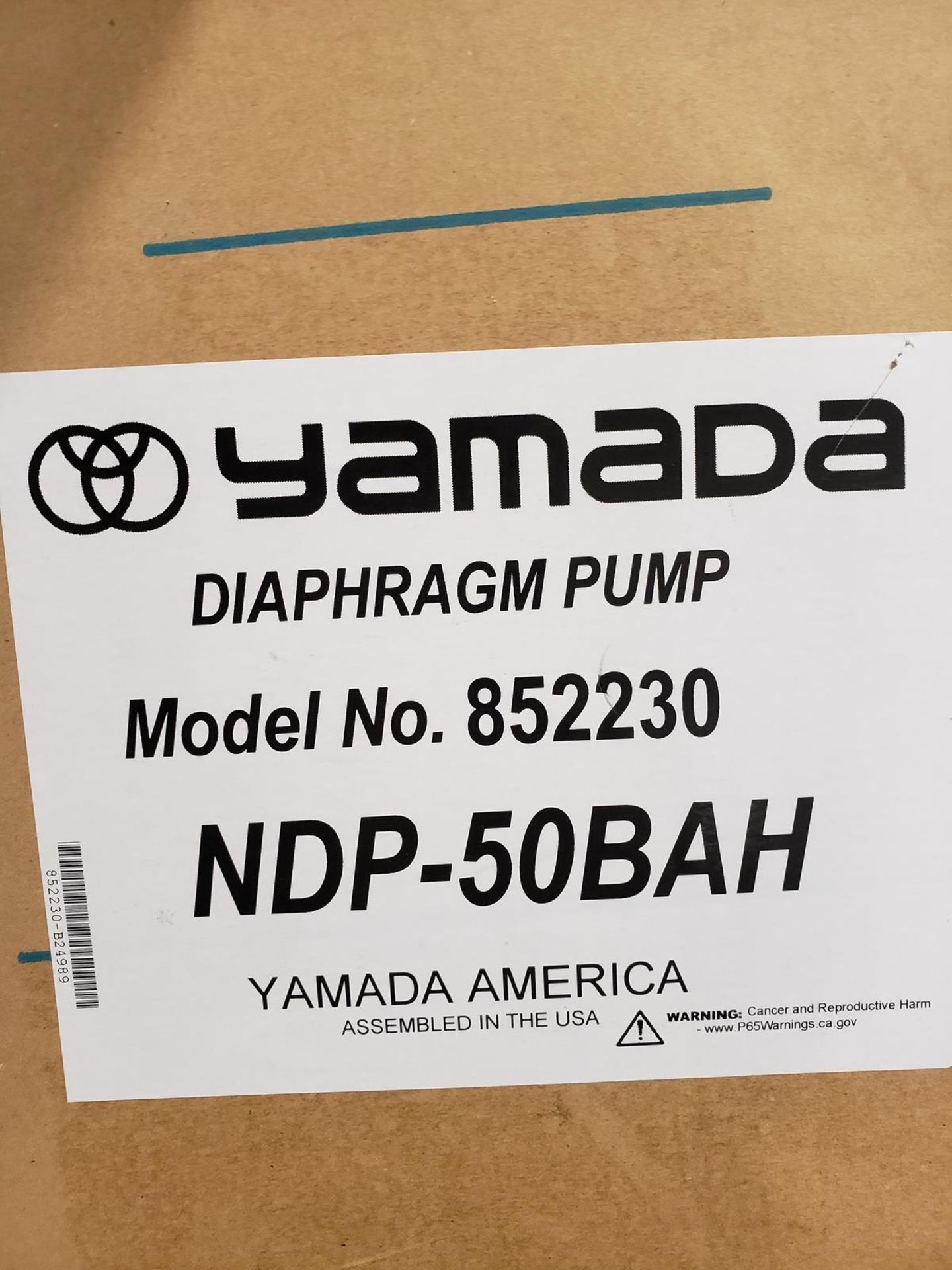 Yamada Diaphragm Pump, M# 852230 | Rig Fee $50 - Image 2 of 2